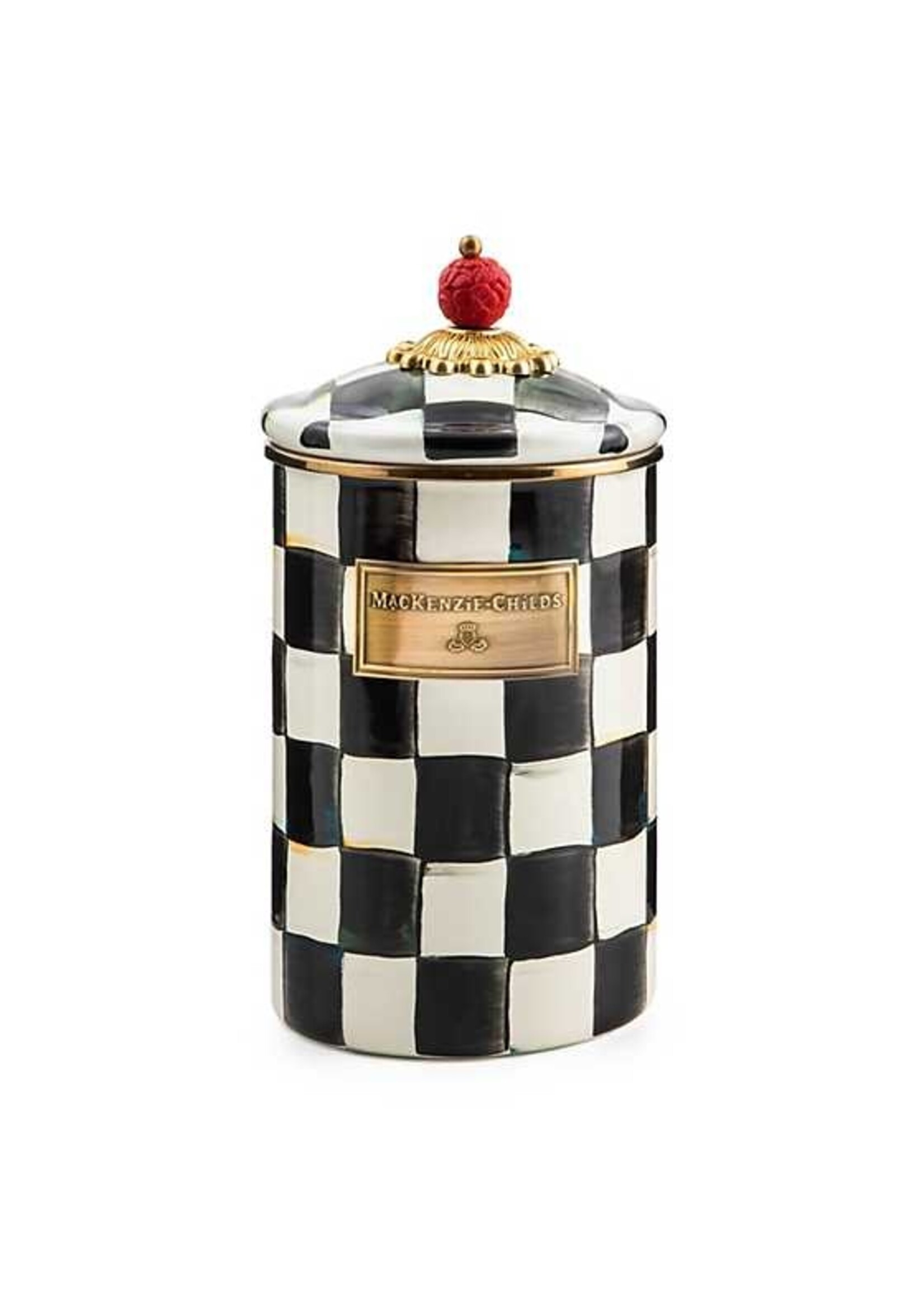 Mackenzie-Childs Courtly Check Large Canister