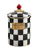 Mackenzie-Childs Courtly Check Medium Canister