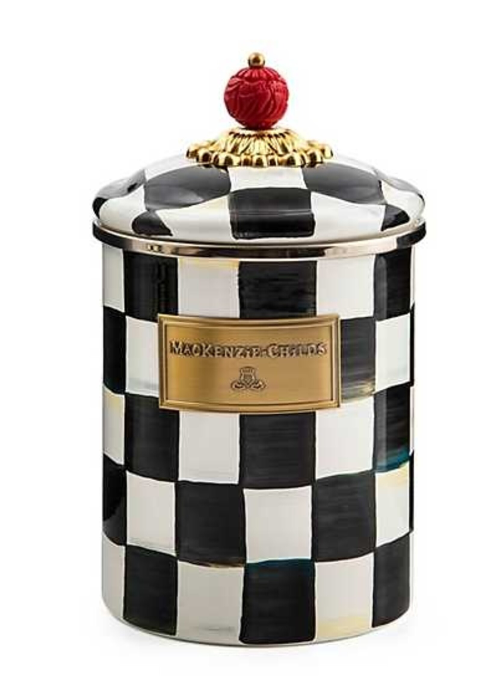 Mackenzie-Childs Courtly Check Medium Canister