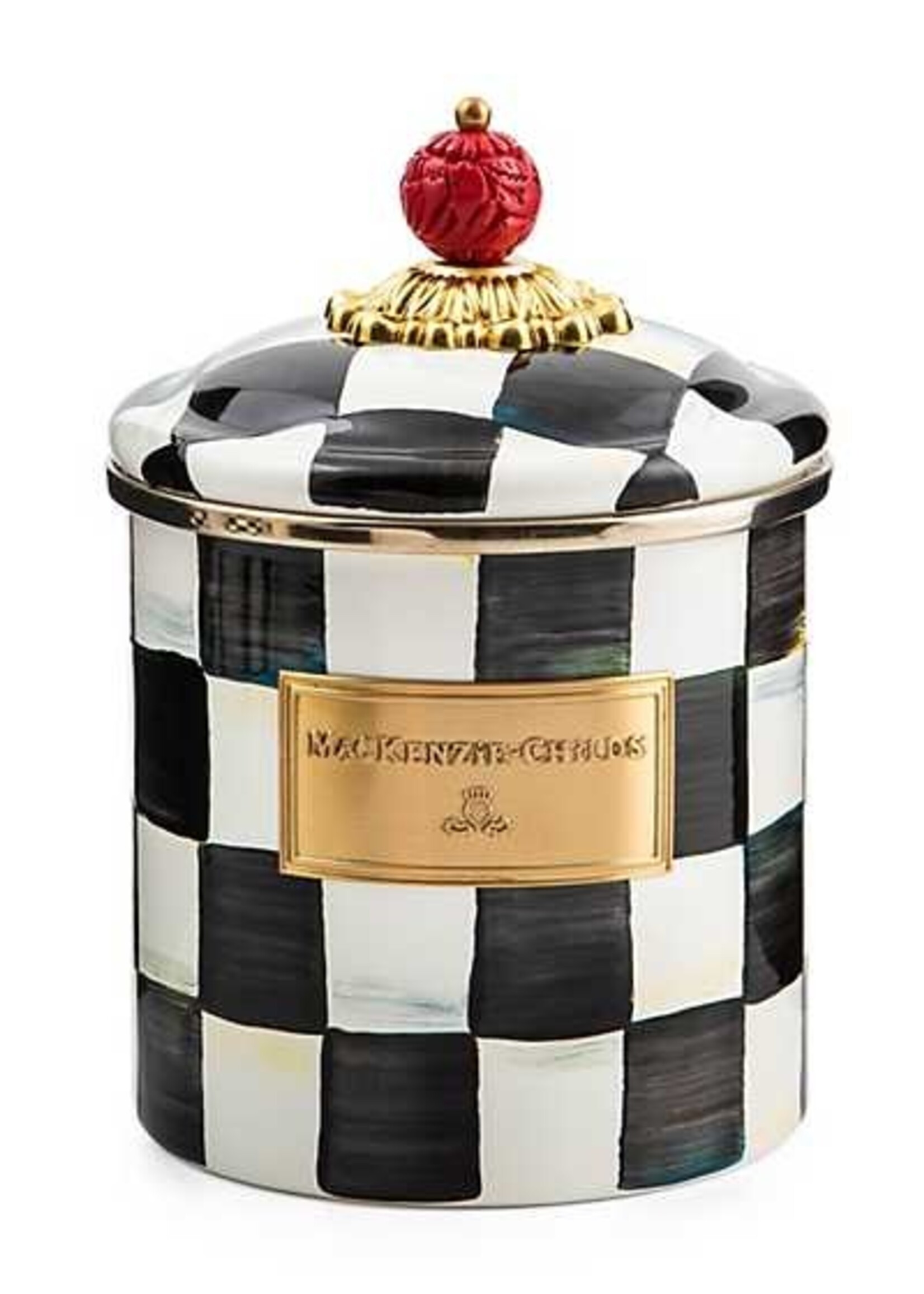 Mackenzie-Childs Courtly Check Small Canister