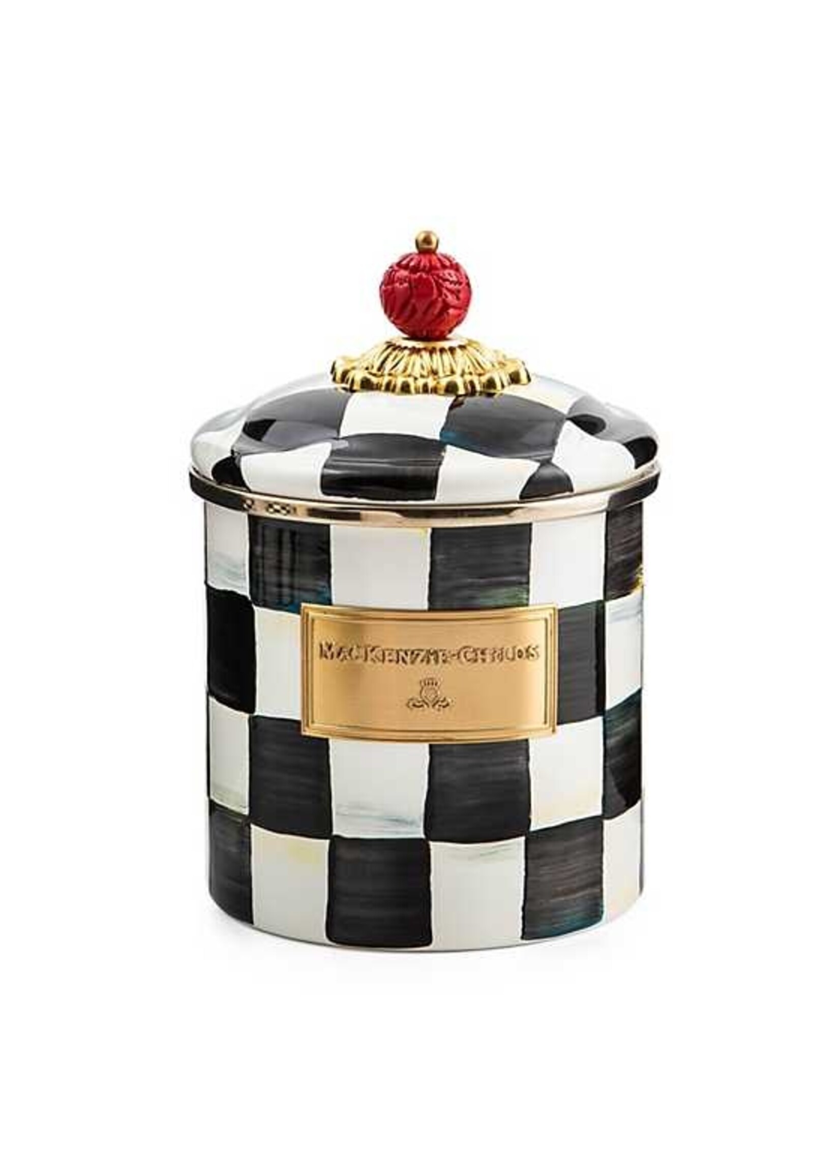 Mackenzie-Childs Courtly Check Small Canister