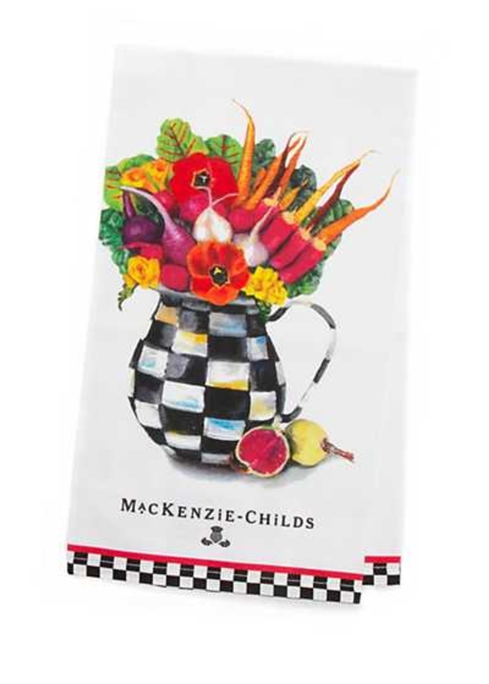 Mackenzie-Childs Vegetable Bouquet Dish Towel