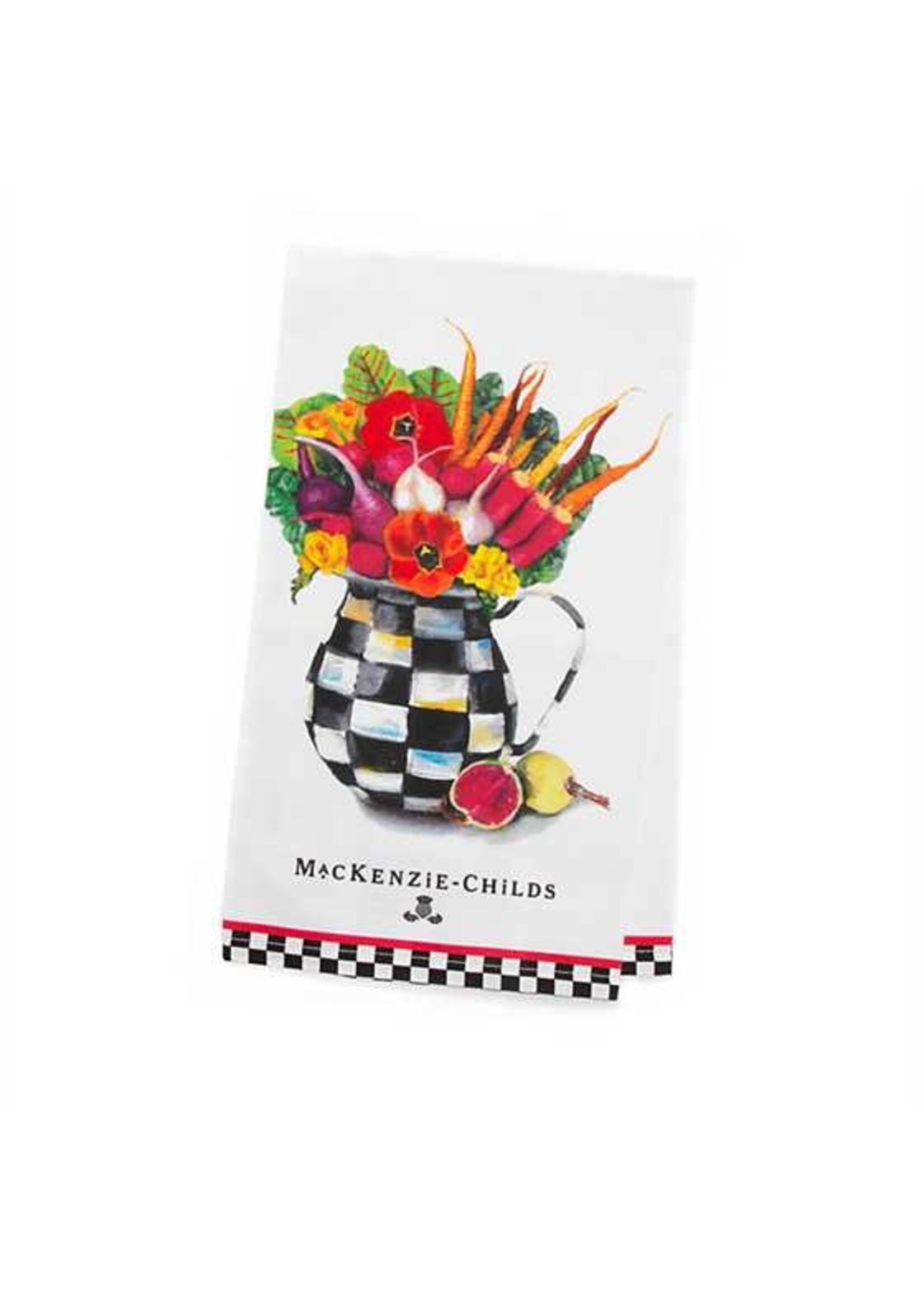 Mackenzie-Childs Vegetable Bouquet Dish Towel