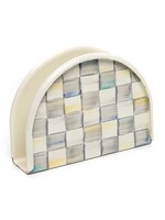 Mackenzie-Childs Sterling Check Napkin Holder