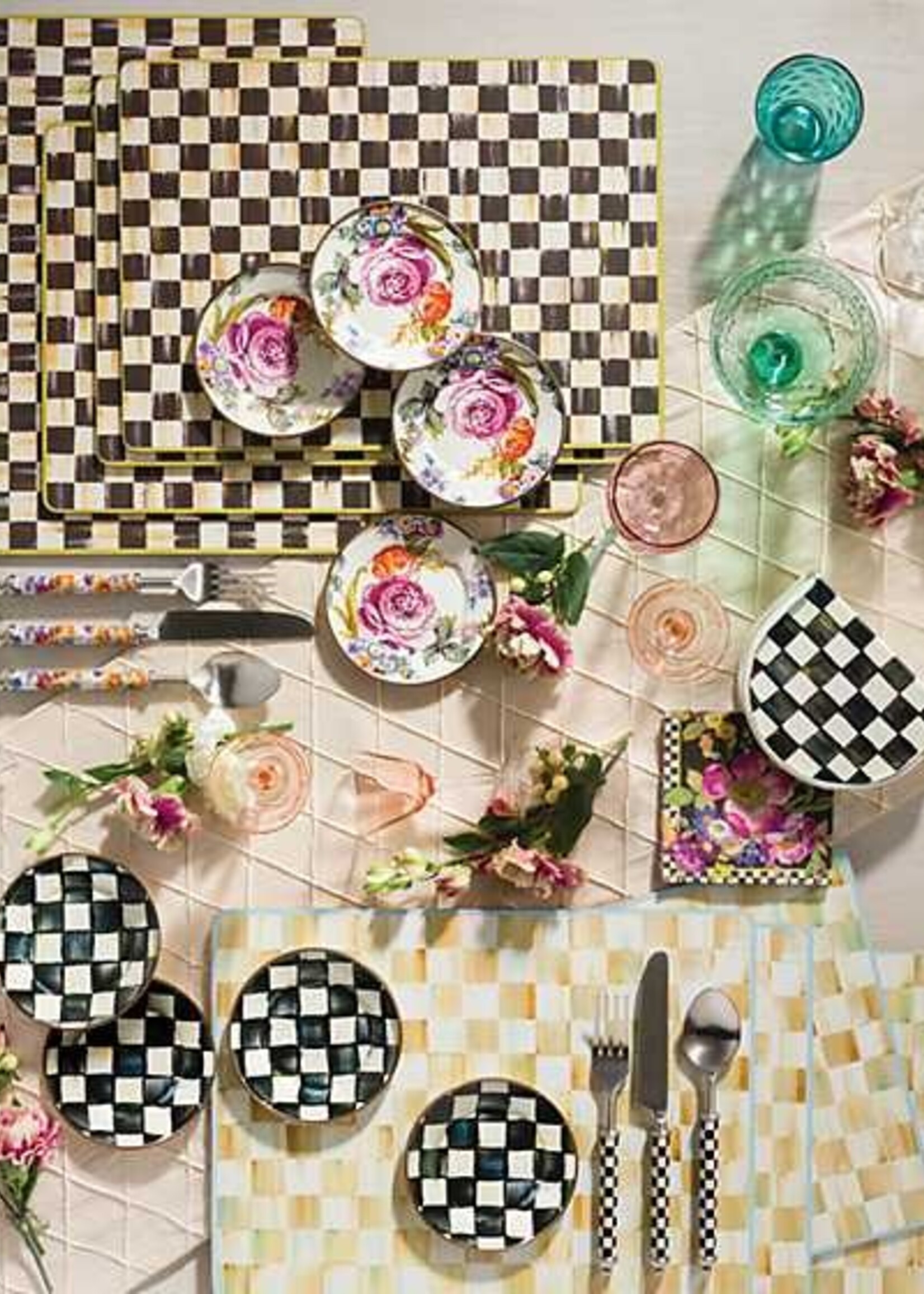 Mackenzie-Childs Courtly Check Napkin Holder