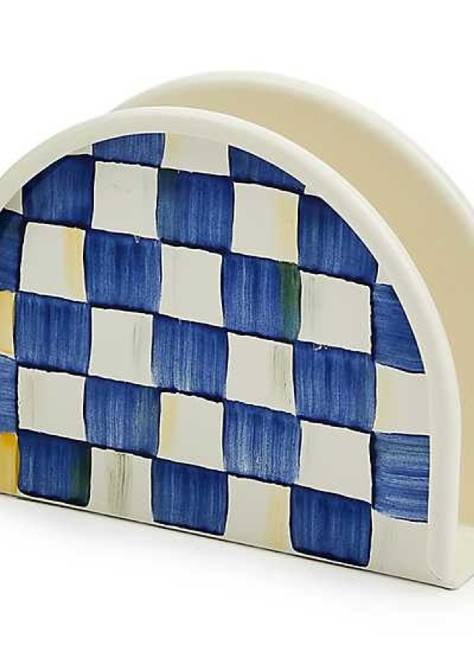 Mackenzie-Childs Royal Check Napkin Holder