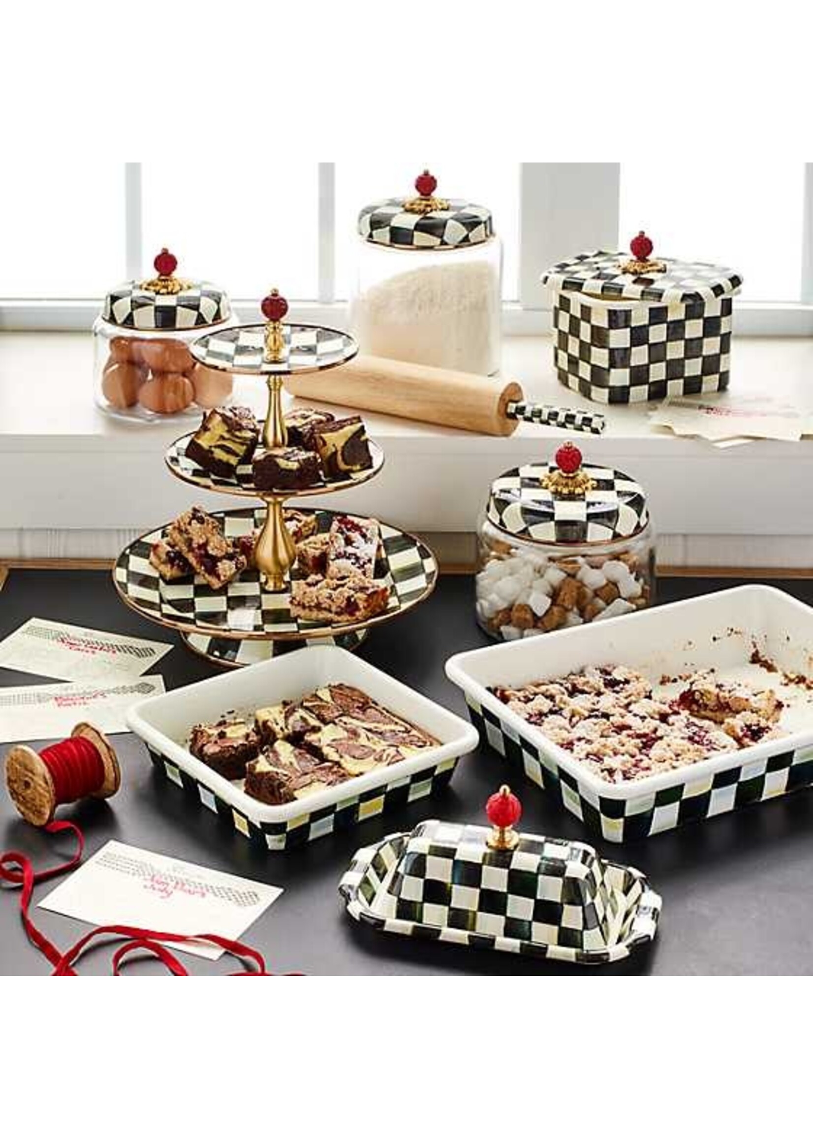 Mackenzie-Childs Courtly Check 8" Baking Pan