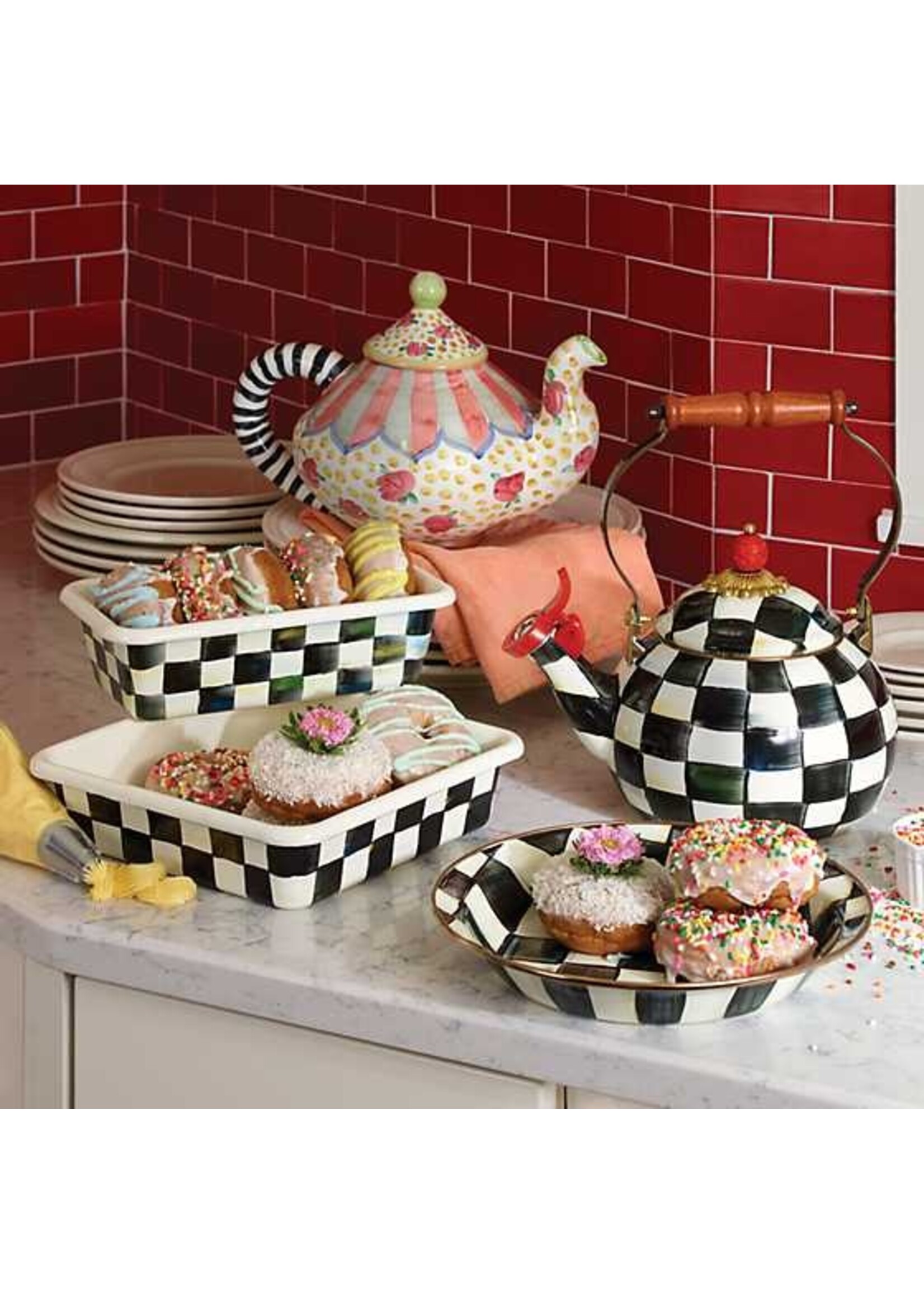 Mackenzie-Childs Courtly Check 8" Baking Pan