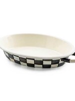 Mackenzie-Childs Courtly Check Medium Oval Gratin Dish