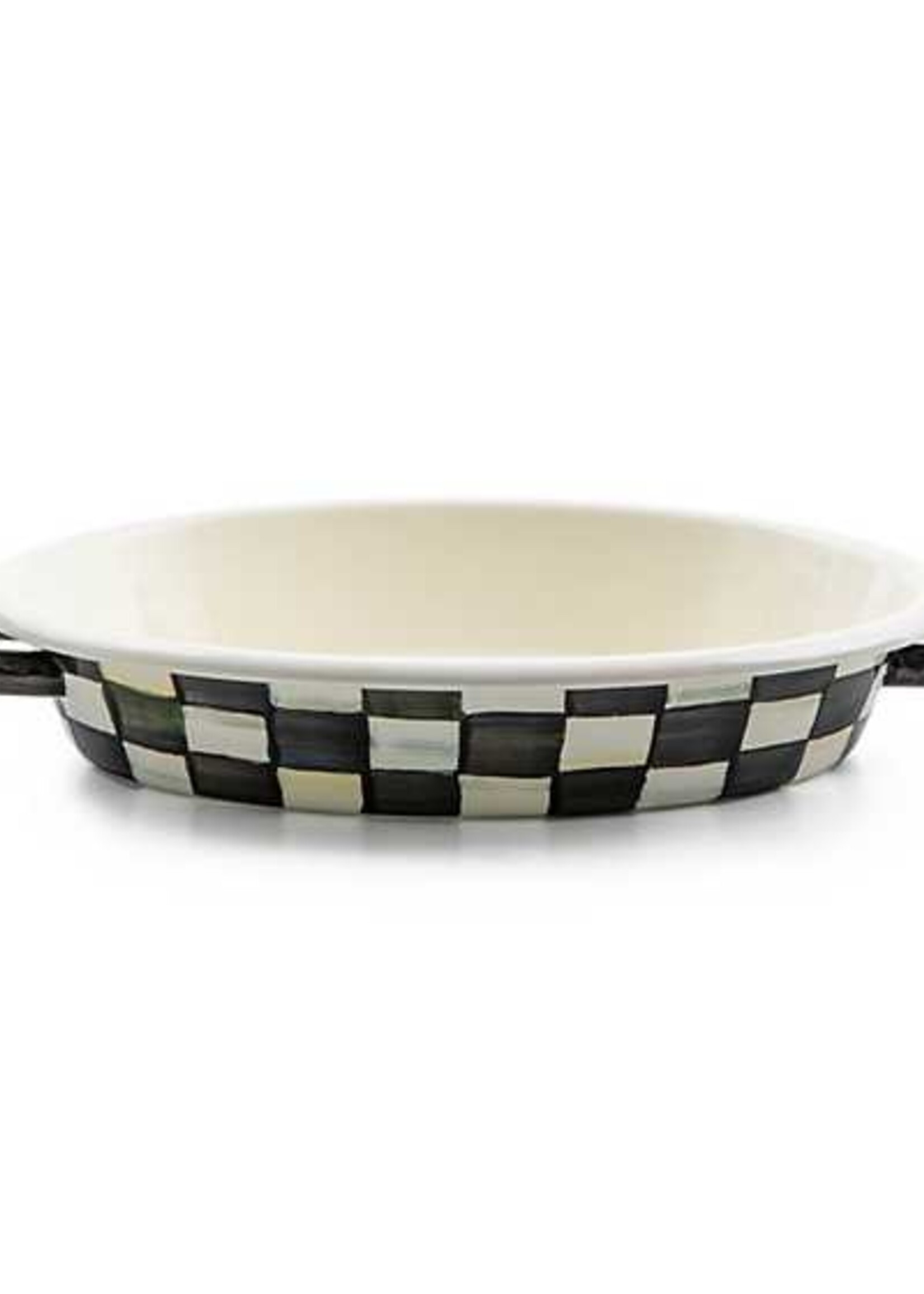Mackenzie-Childs Courtly Check Medium Oval Gratin Dish