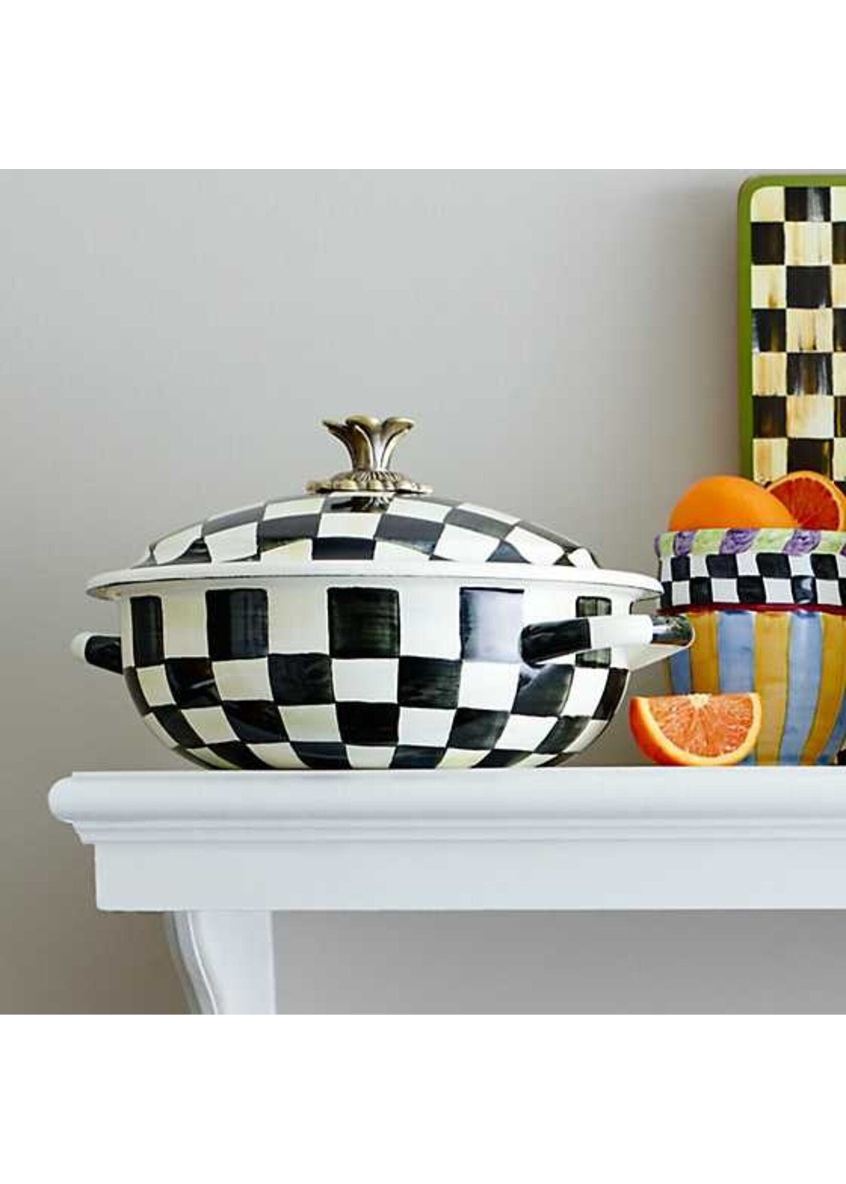 Mackenzie-Childs Courtly Check Medium Casserbole