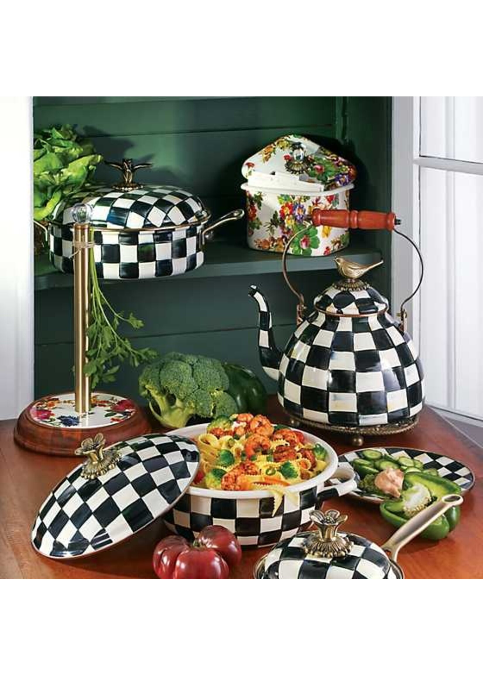Mackenzie-Childs Courtly Check Medium Casserbole