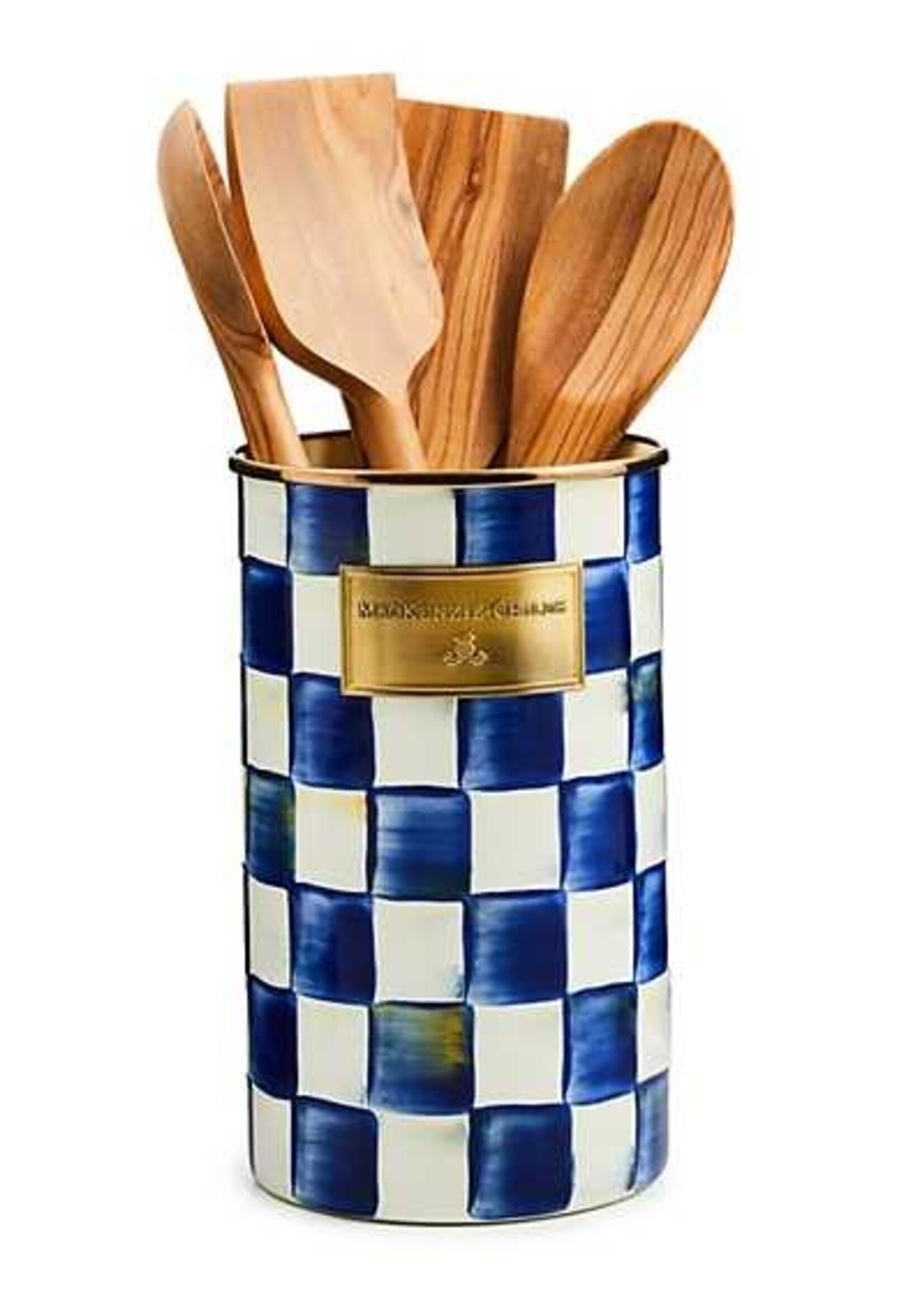 Mackenzie-Childs Royal Check Utensil Holder