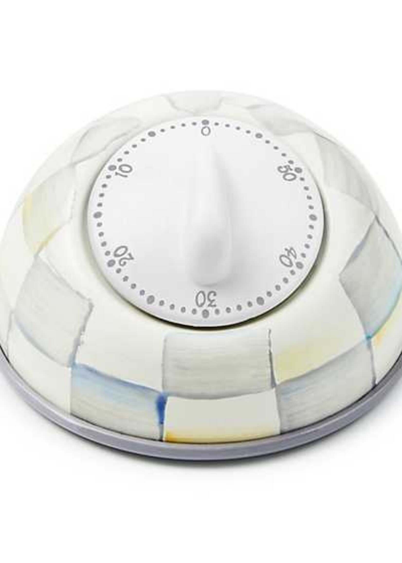 Mackenzie-Childs Sterling Check Kitchen Timer