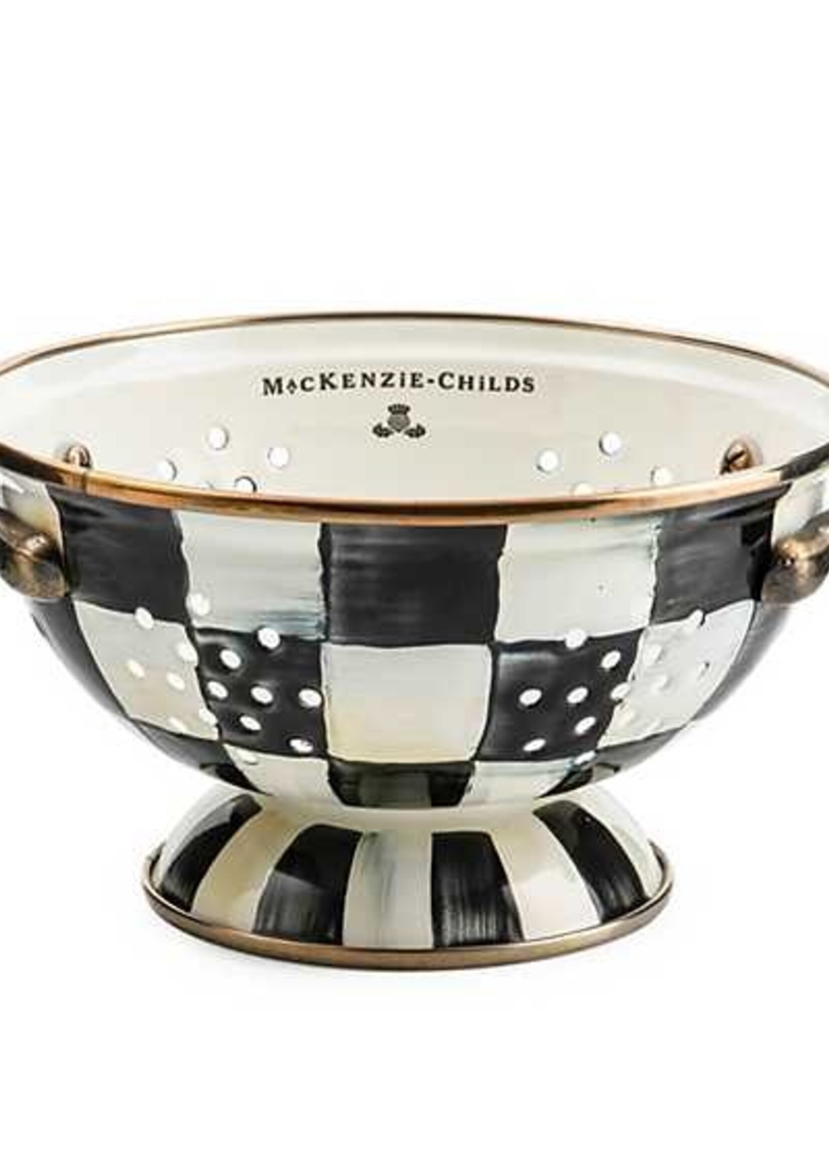 Mackenzie-Childs Courtly Check Small Colander