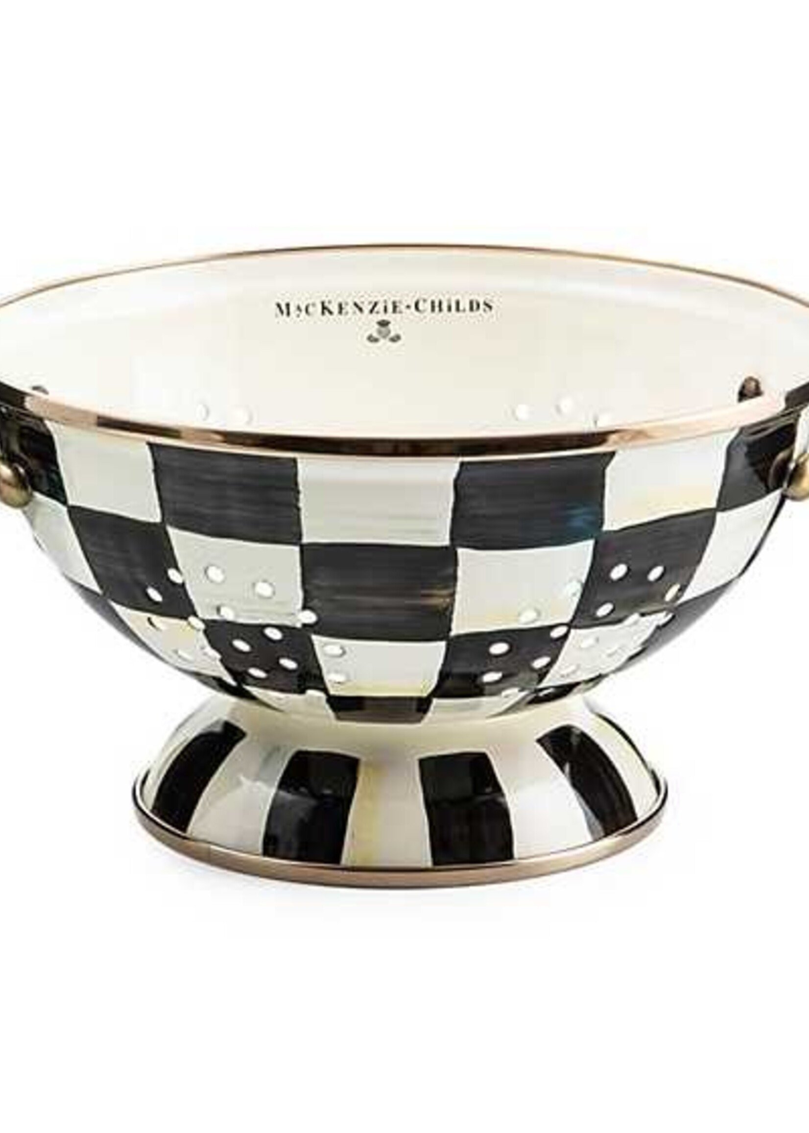Mackenzie-Childs Courtly Check Large Colander