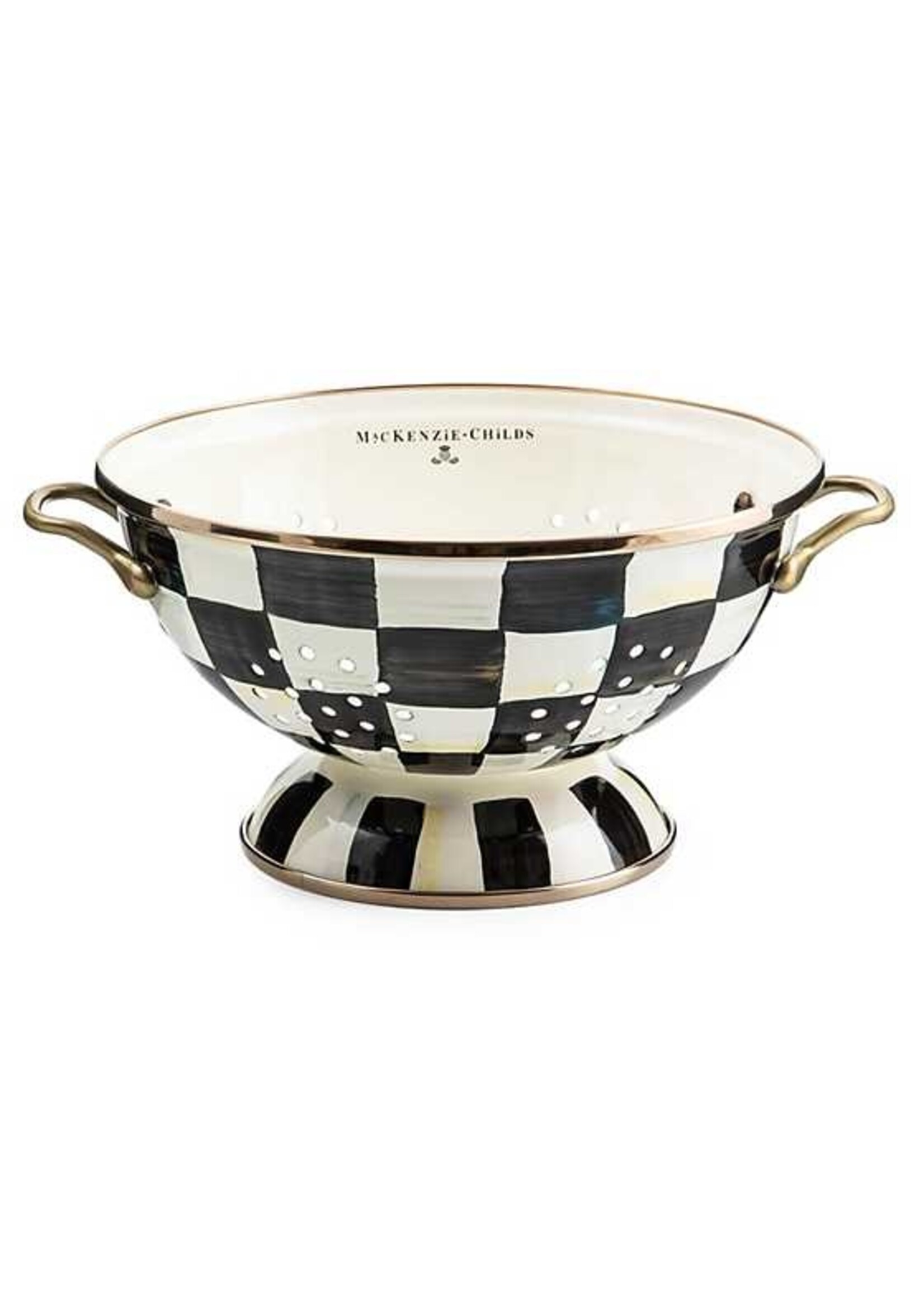 Mackenzie-Childs Courtly Check Large Colander