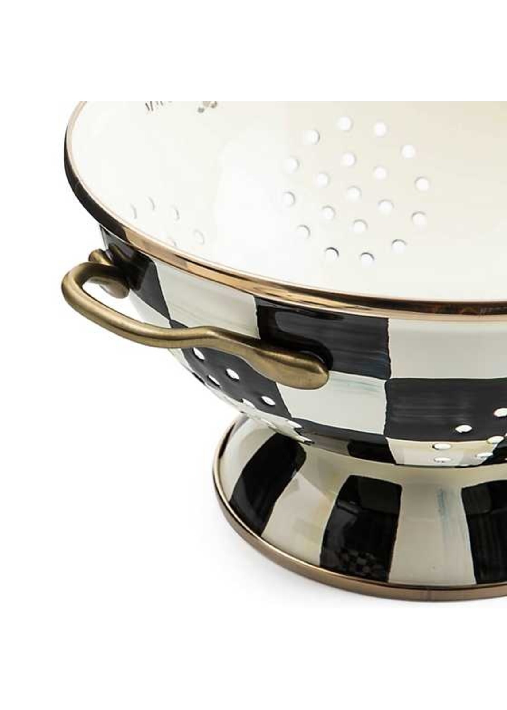 Mackenzie-Childs Courtly Check Large Colander