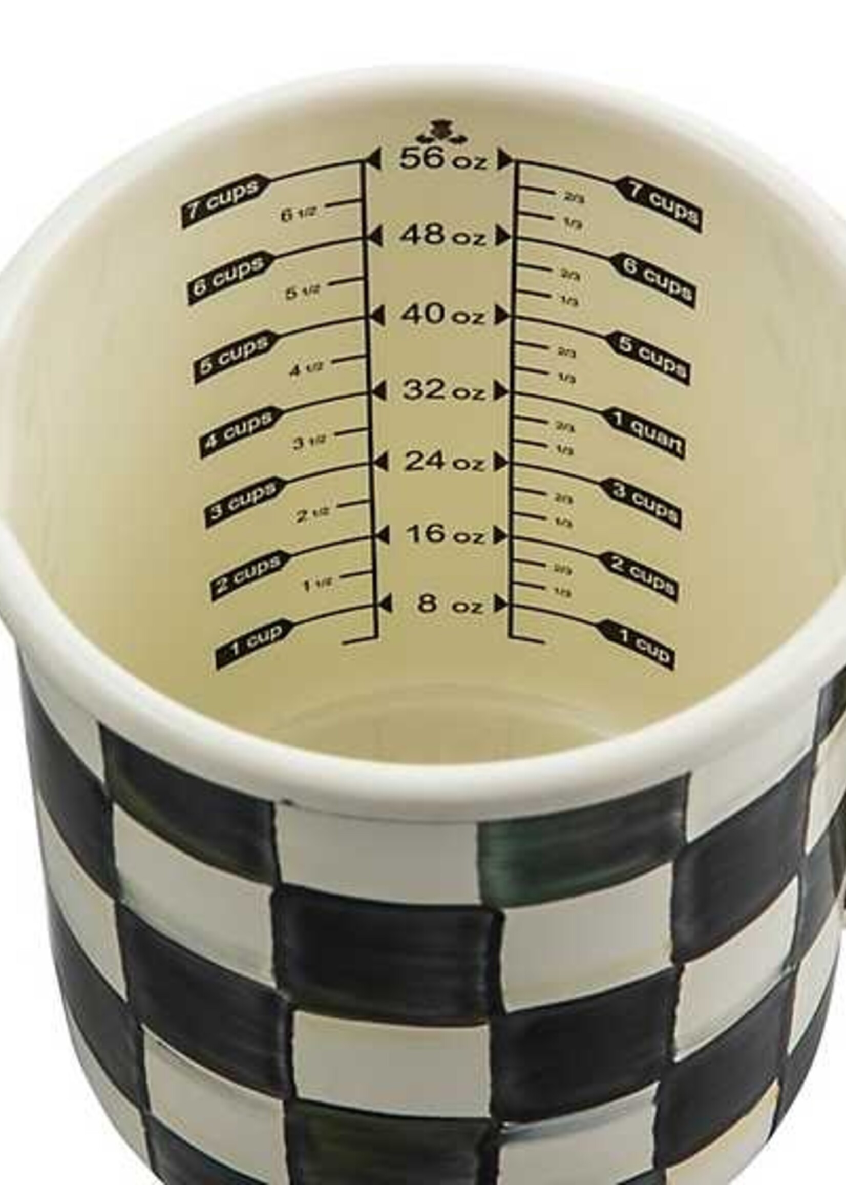 Mackenzie-Childs Courtly Check 7 Cup Measuring Cup