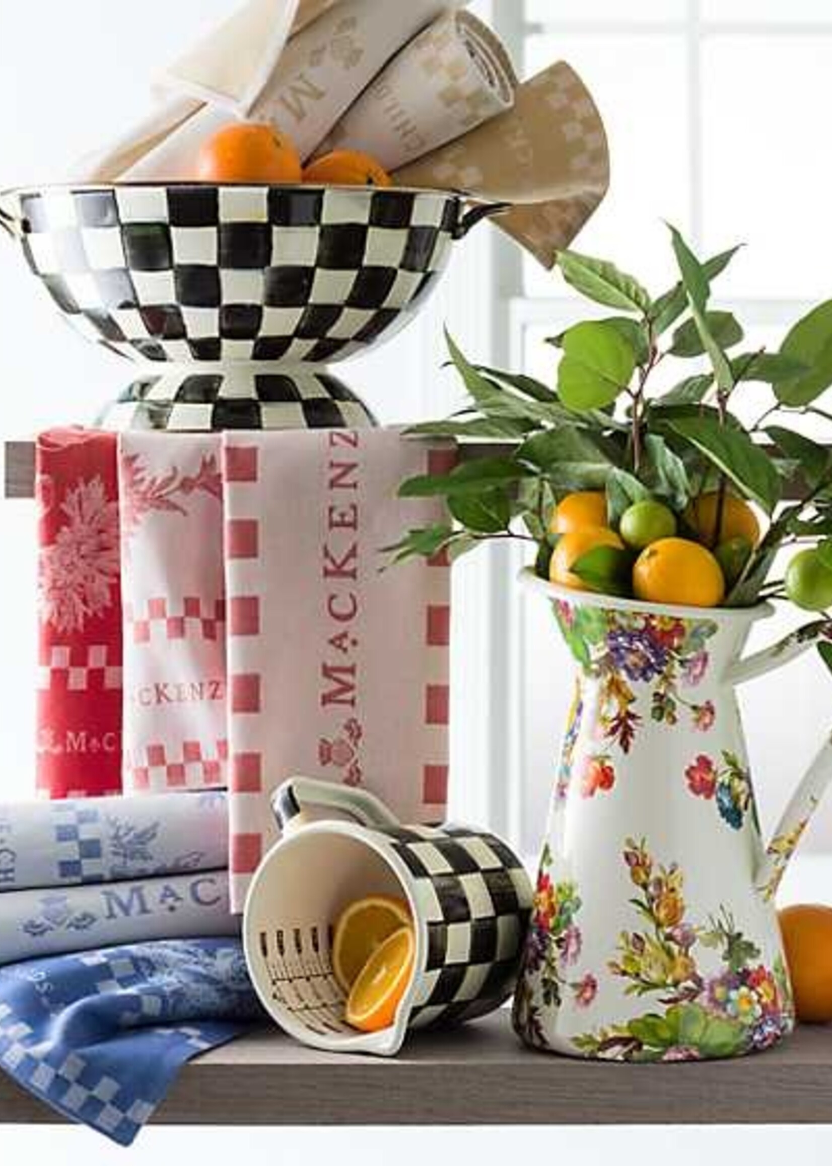 Mackenzie-Childs Courtly Check 7 Cup Measuring Cup