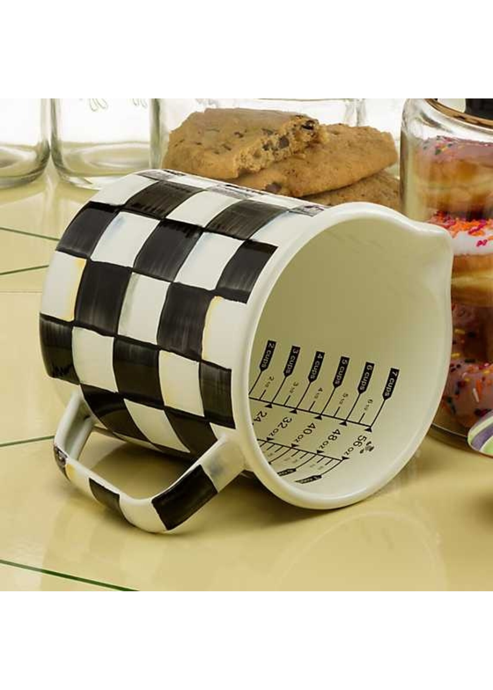 Mackenzie-Childs Courtly Check 7 Cup Measuring Cup