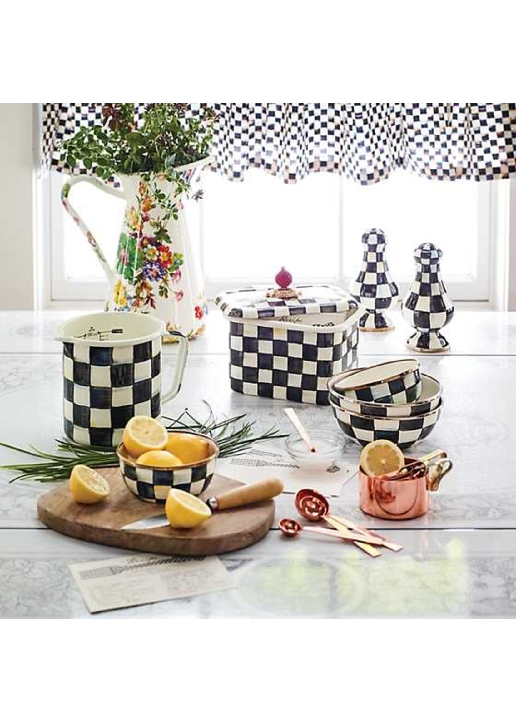 Mackenzie-Childs Courtly Check 7 Cup Measuring Cup