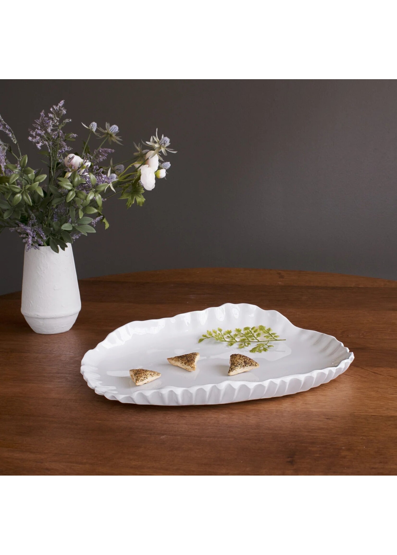 beatriz ball Vida Bloom Pinched Large Oval Platter