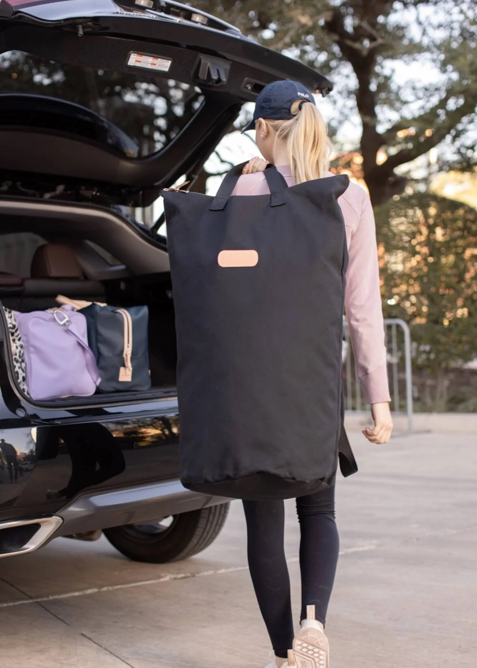 Jon Hart Design Large Laundry Bag - Smoke Canvas