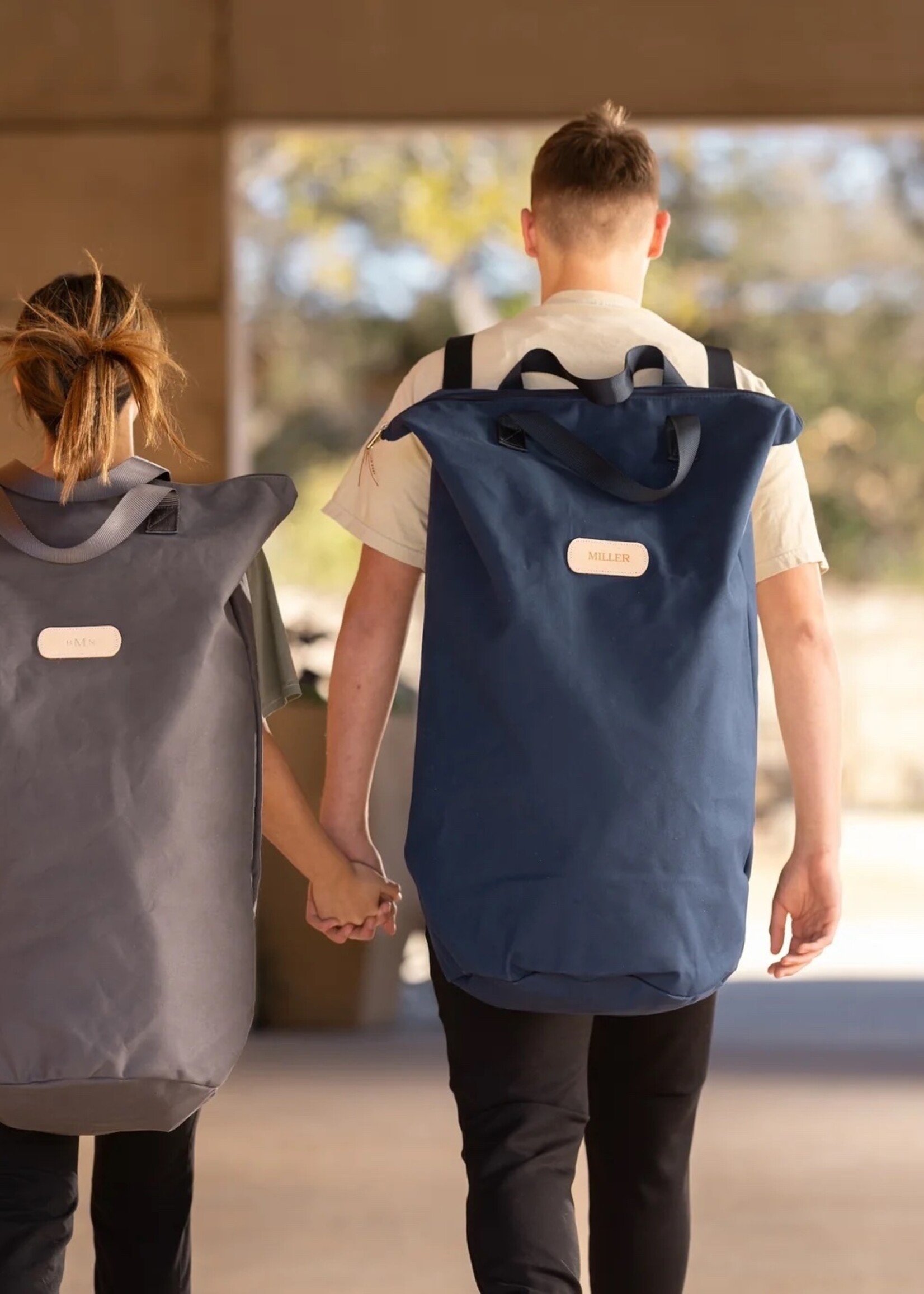 Jon Hart Design Large Laundry Bag - Smoke Canvas