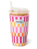 swig Sherbet Stripe Large Iced Cup Coolie
