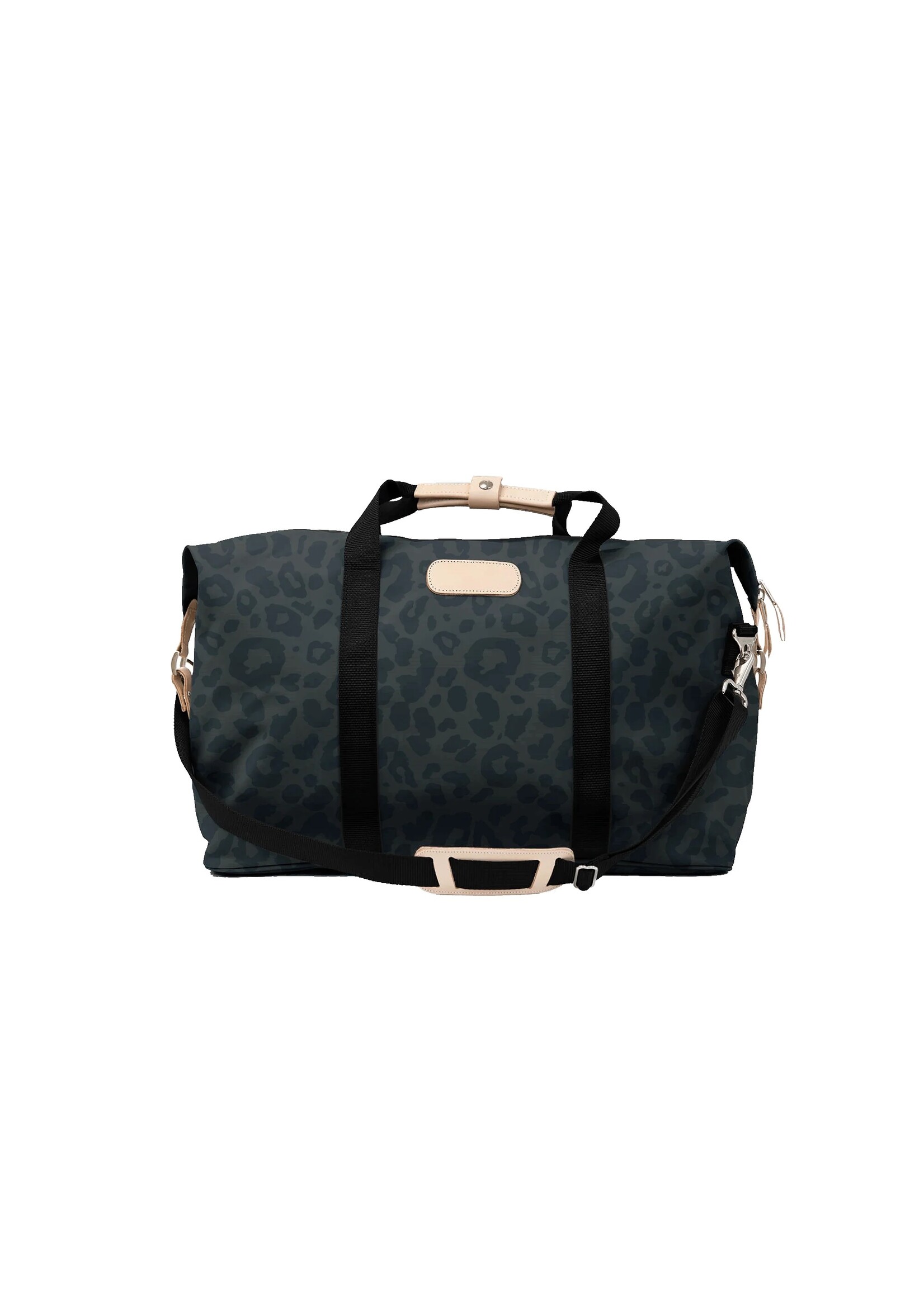 Jon Hart Design Weekender - Dark Leopard Coated Canvas