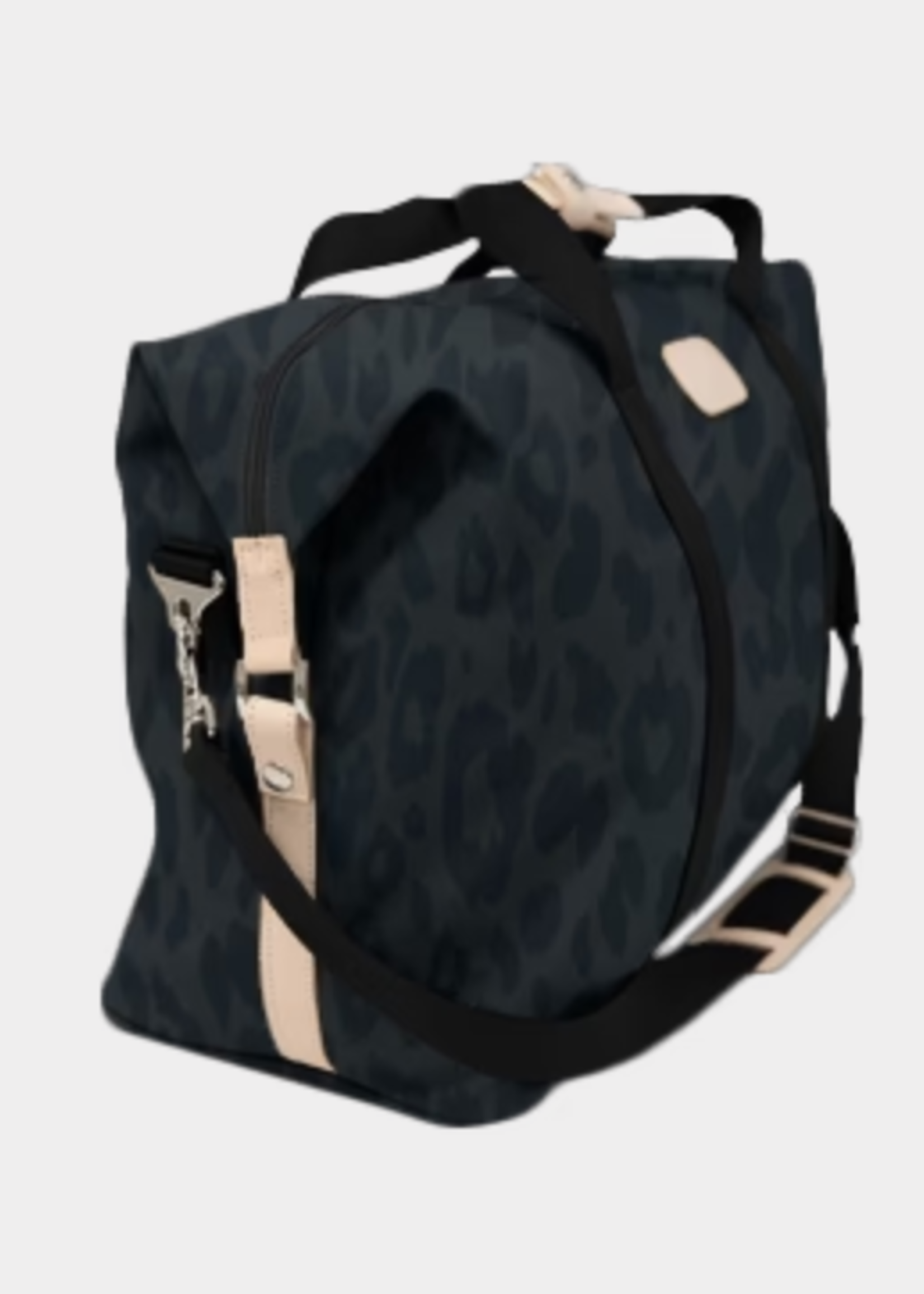 Jon Hart Design Weekender - Dark Leopard Coated Canvas