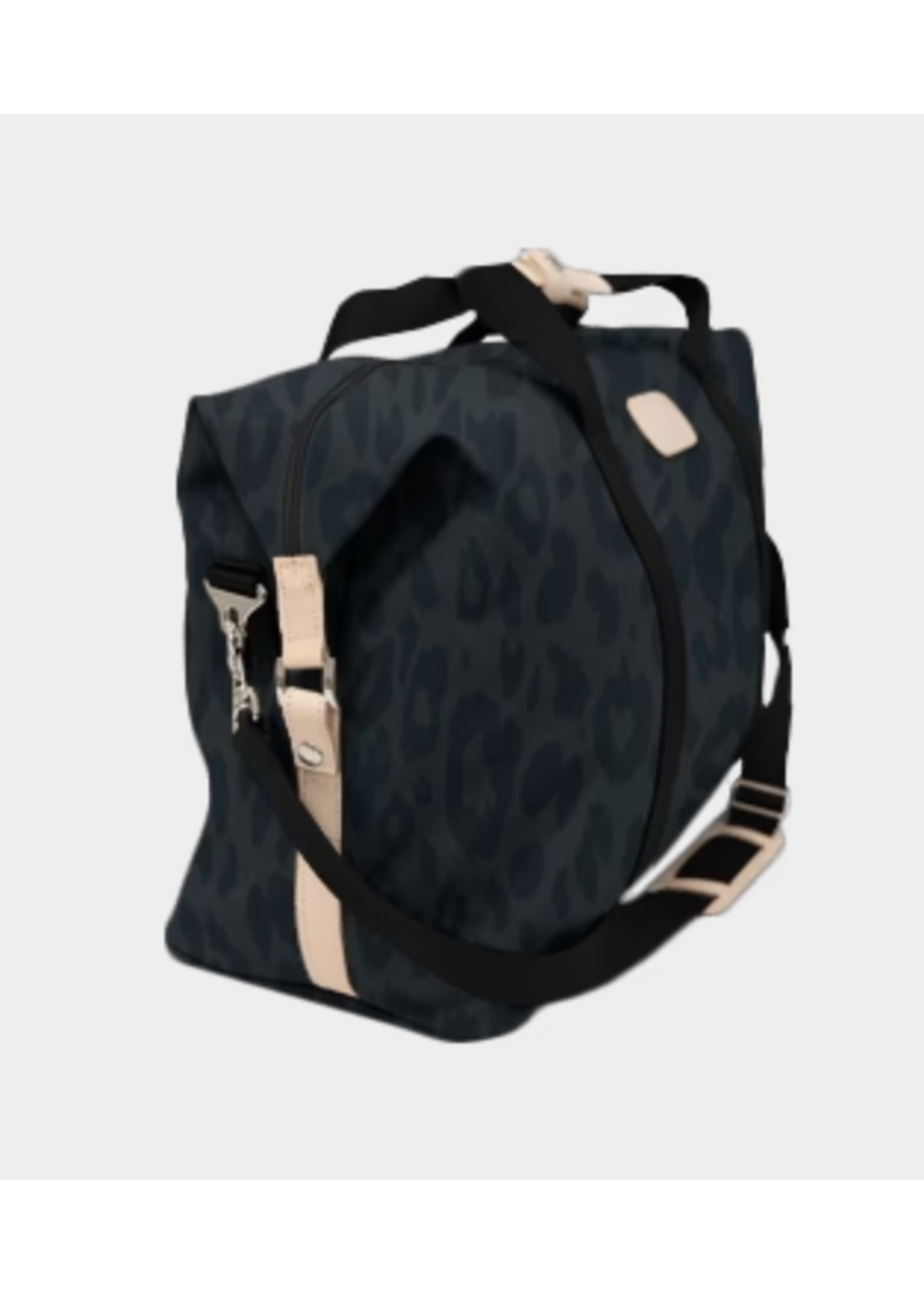 Jon Hart Design Weekender - Dark Leopard Coated Canvas