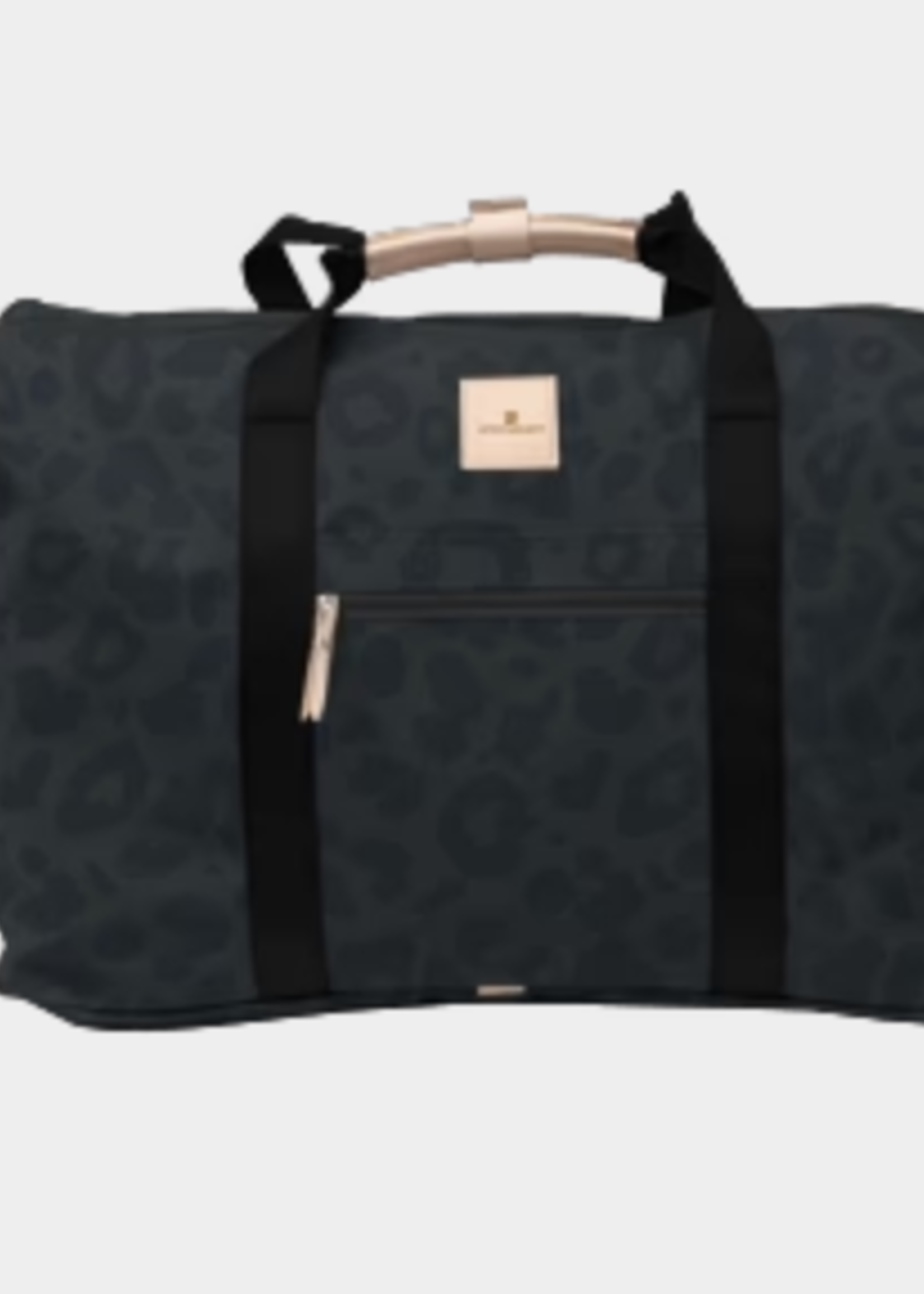 Jon Hart Design Weekender - Dark Leopard Coated Canvas