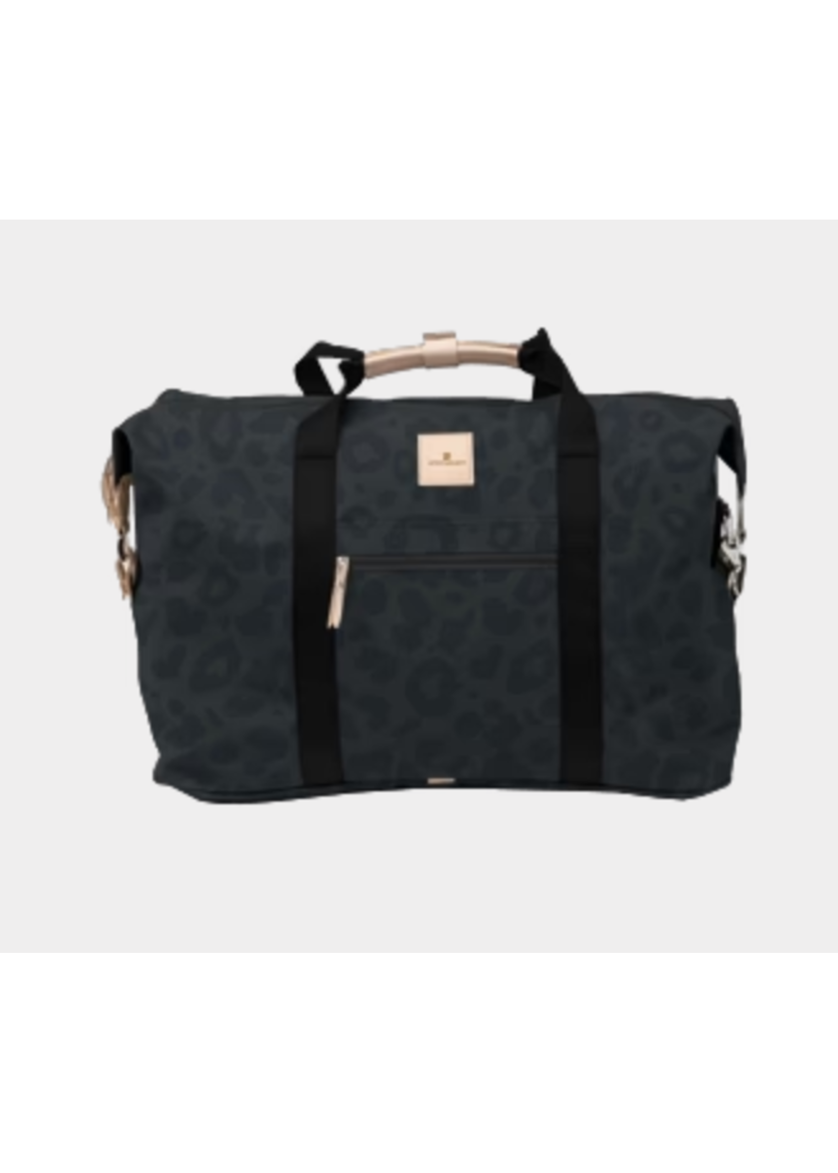Jon Hart Design Weekender - Dark Leopard Coated Canvas