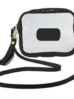 Jon Hart Design Clear Lola - Black Leather
