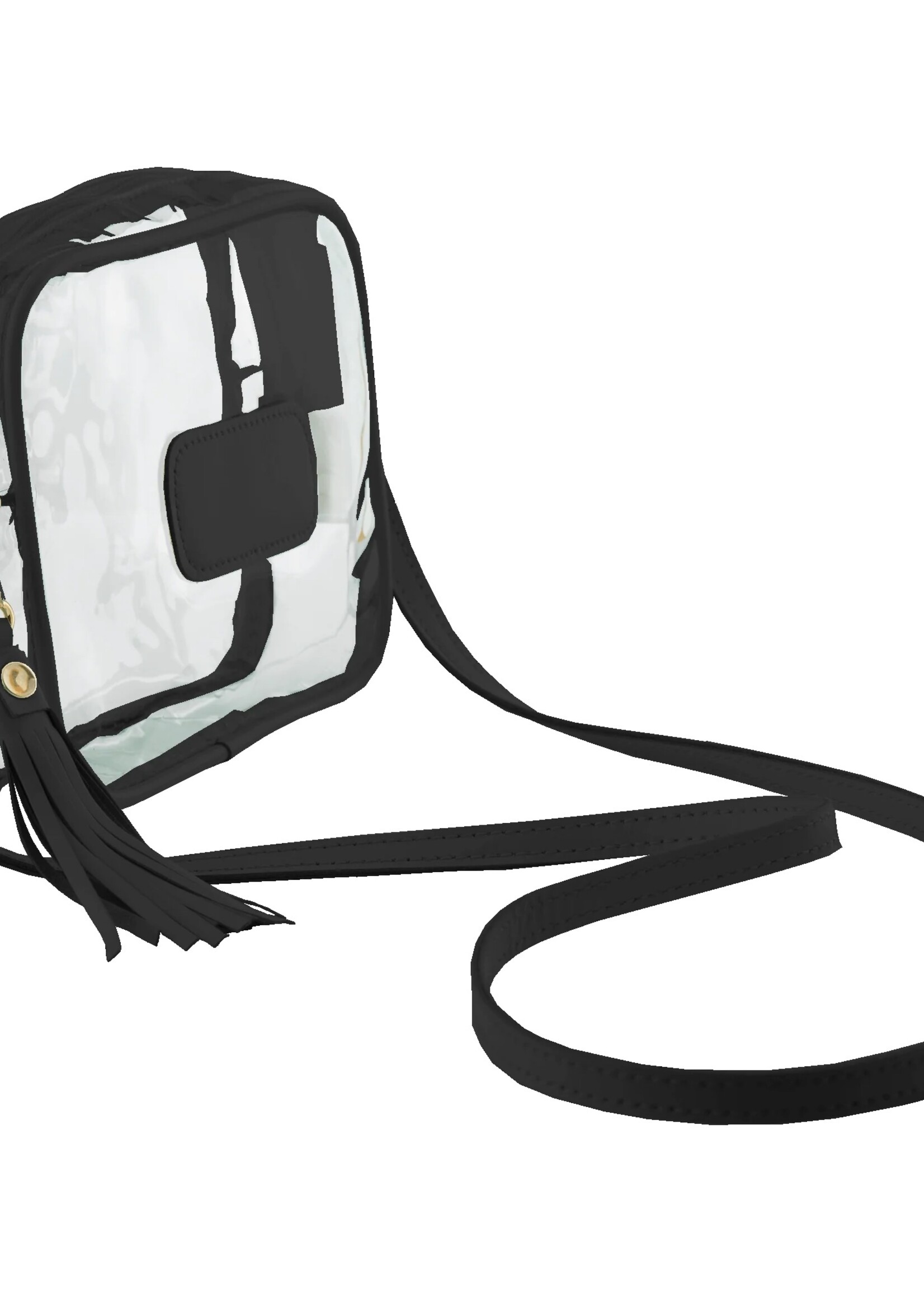 Jon Hart Design Clear Lola - Black Leather