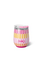 swig Swig Sherbet Stripe Stemless Wine Cup 12 oz