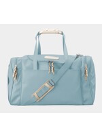 Jon Hart Design Medium Square Duffel - Ice Blue Coated Canvas