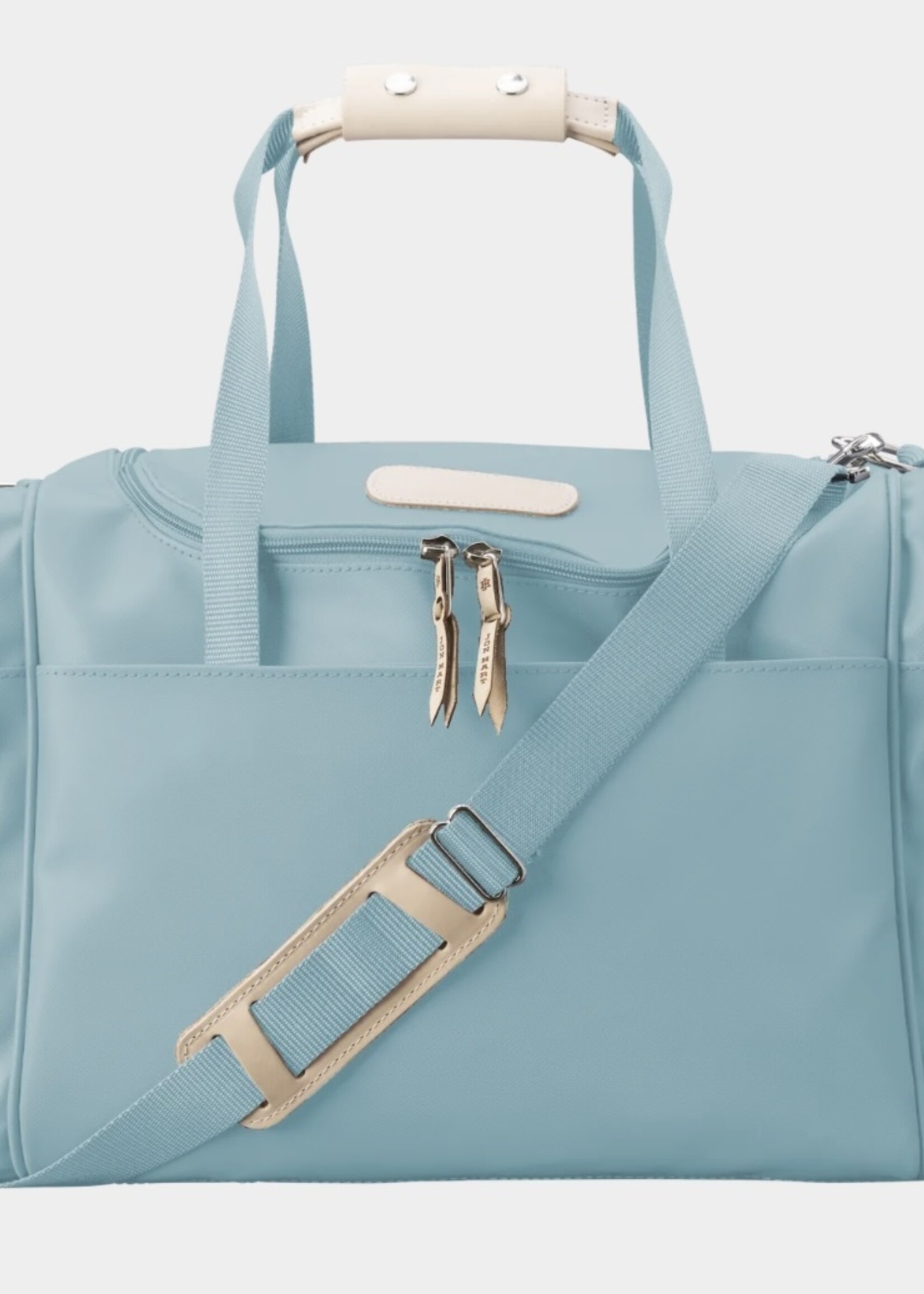 Jon Hart Design Medium Square Duffel - Ice Blue Coated Canvas