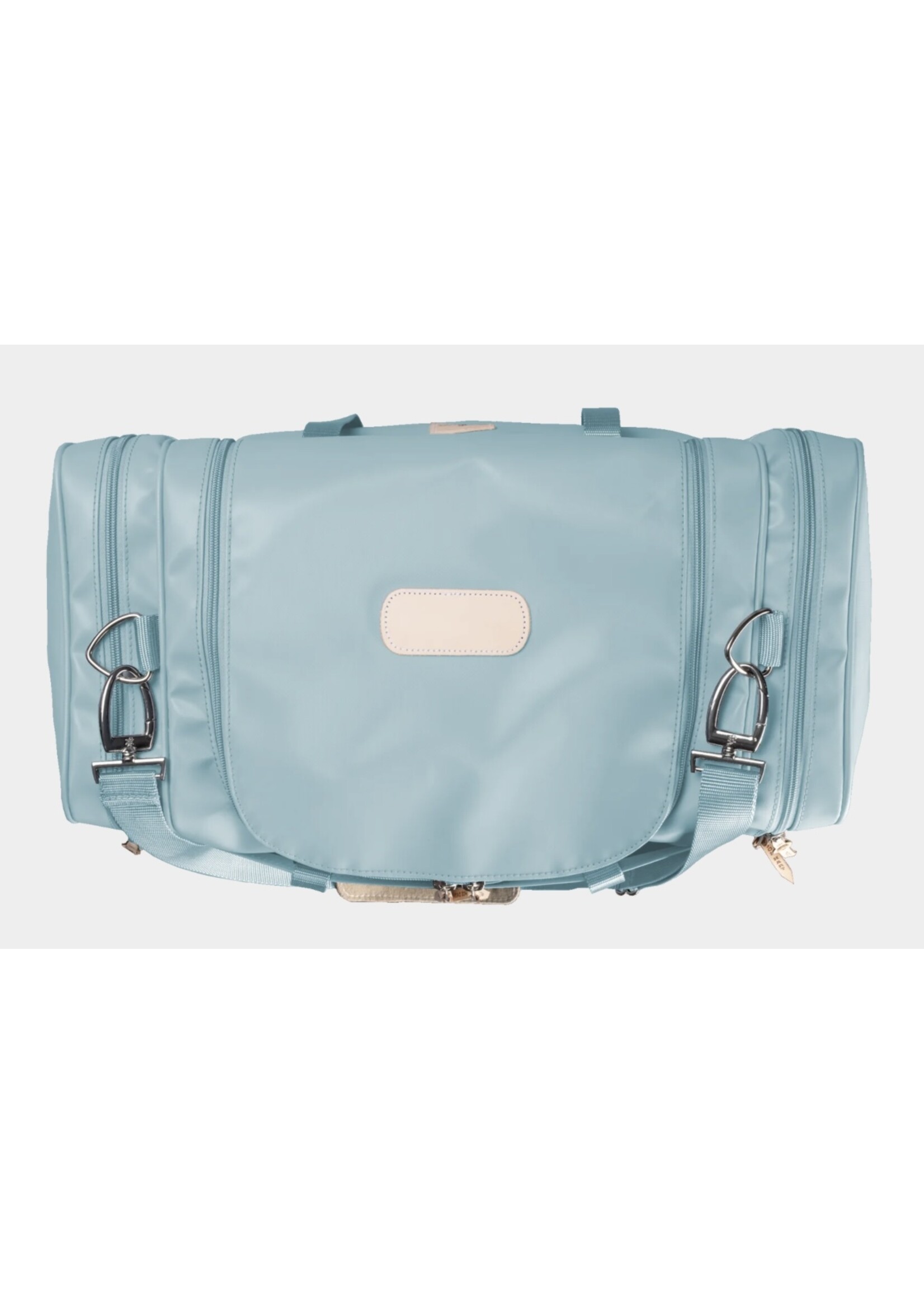 Jon Hart Design Medium Square Duffel - Ice Blue Coated Canvas