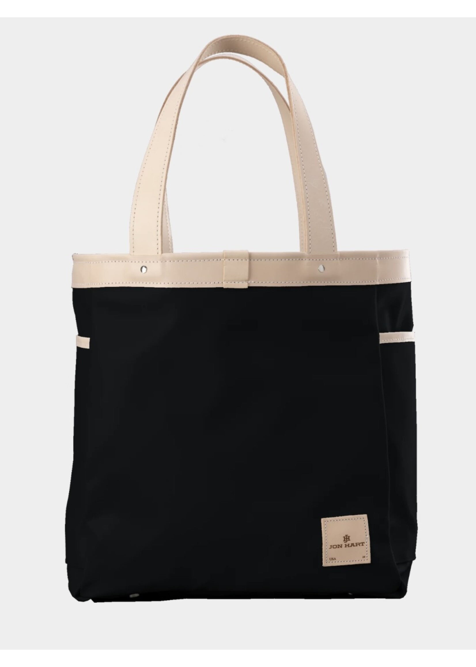Jon Hart Design Left Bank - Black Coated Canvas