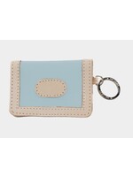 Jon Hart Design ID Wallet - Ice Blue Coated Canvas