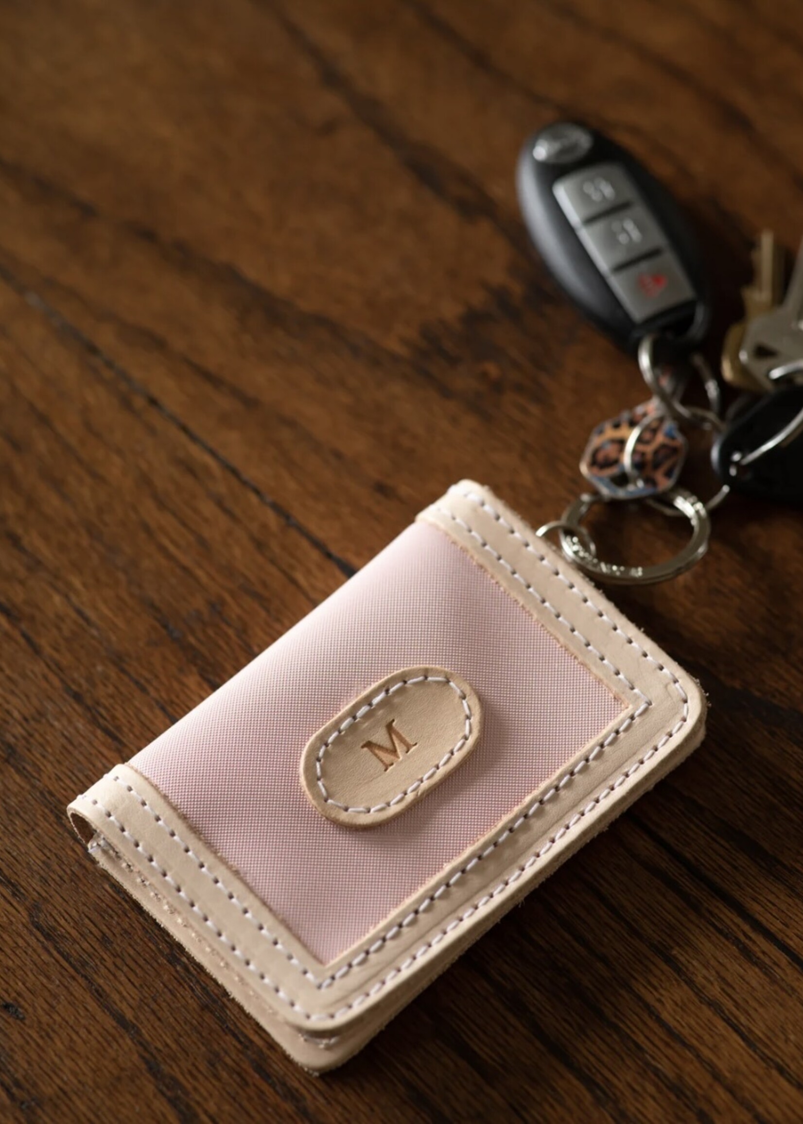 Jon Hart Design ID Wallet - Ice Blue Coated Canvas