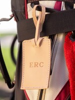 Jon Hart Design Bag Tag - Natural Leather