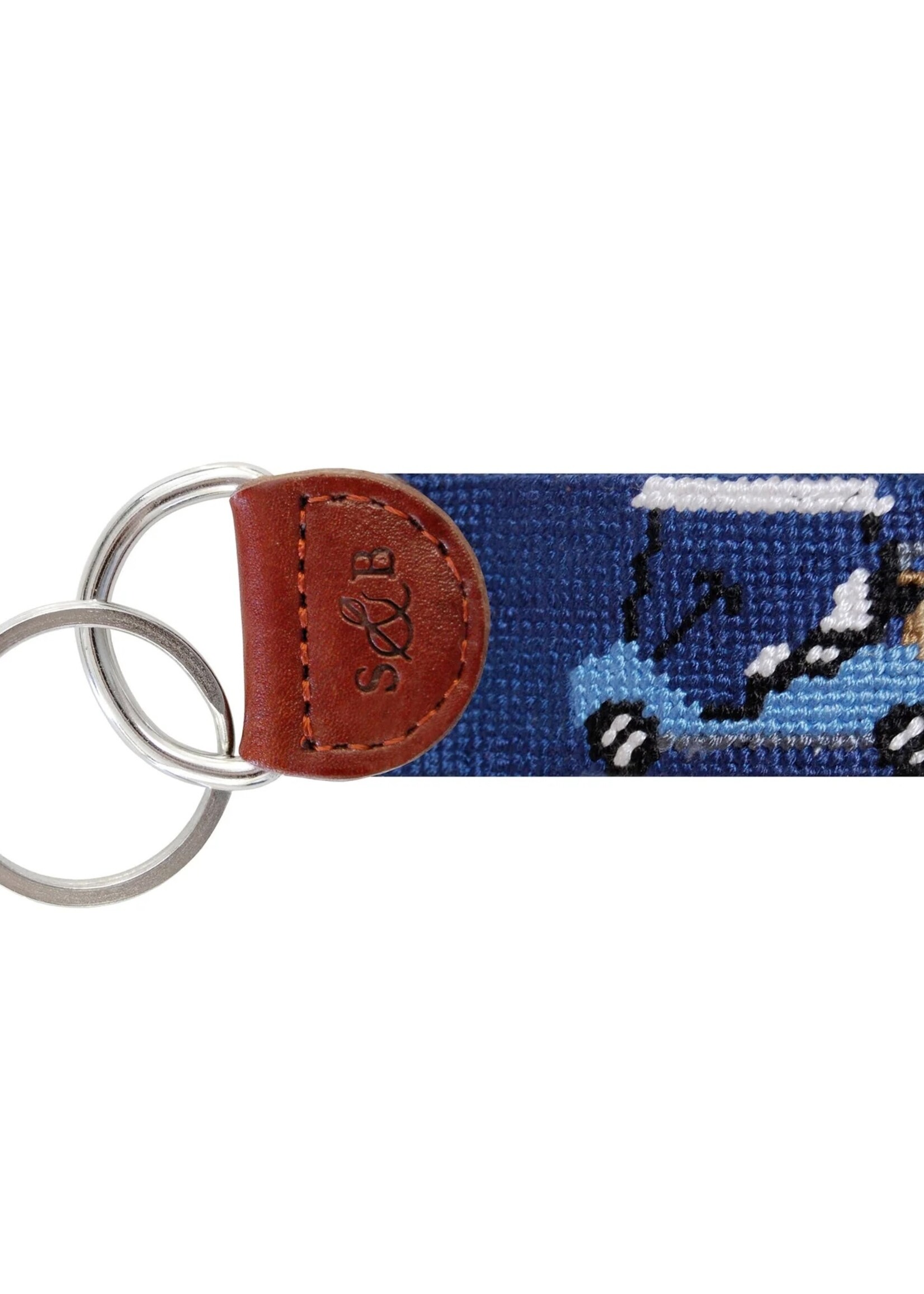 Smathers & Branson Rainbow Golf Cart Key Fob (Classic Navy)