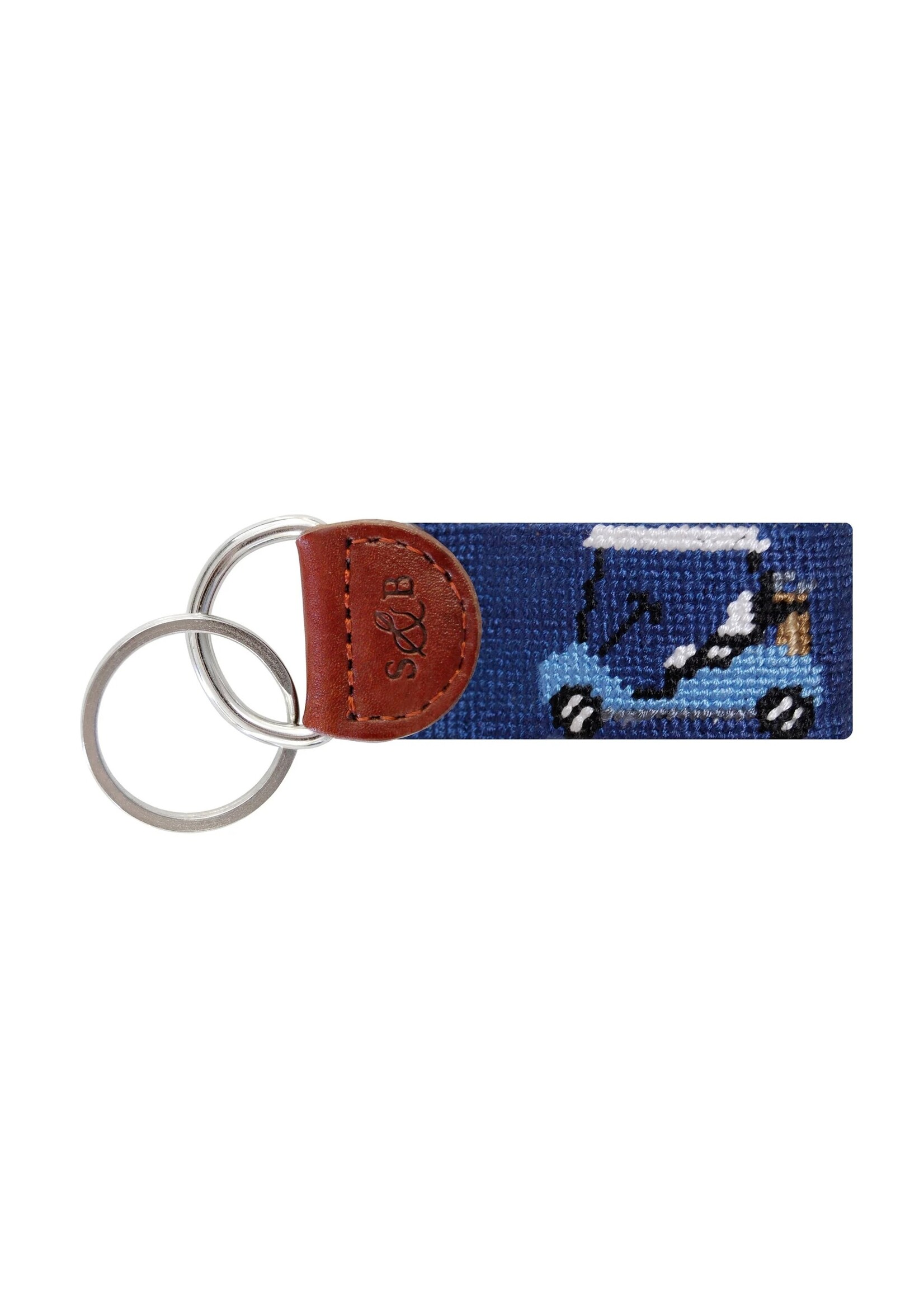 Smathers & Branson Rainbow Golf Cart Key Fob (Classic Navy)