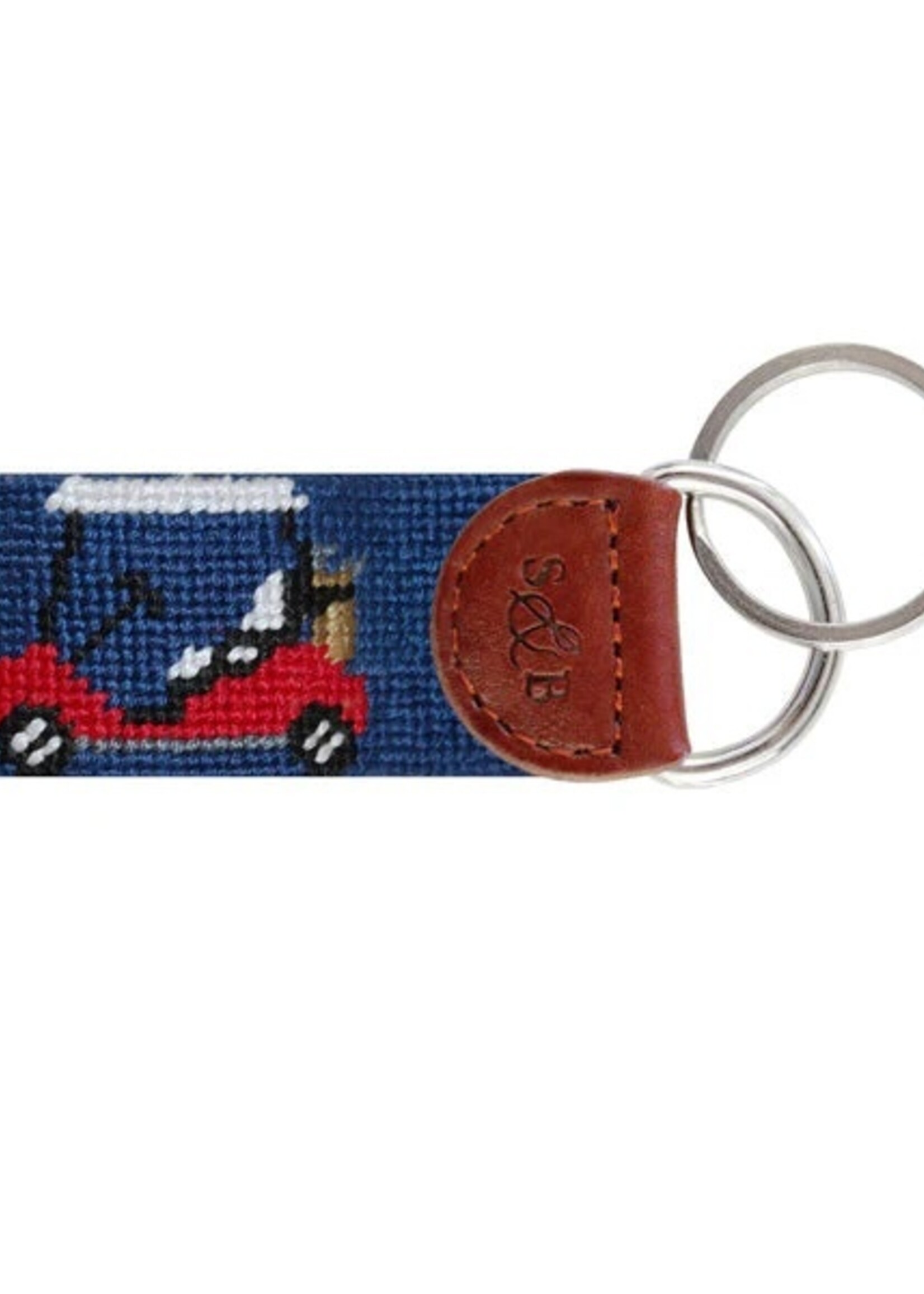 Smathers & Branson Rainbow Golf Cart Key Fob (Classic Navy)
