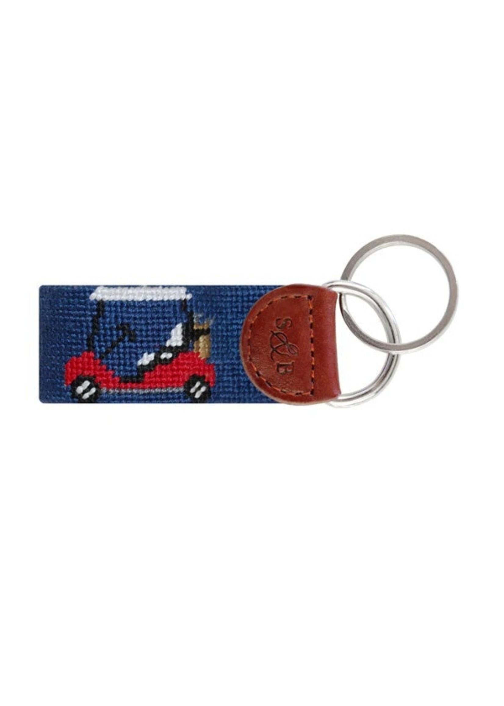 Smathers & Branson Rainbow Golf Cart Key Fob (Classic Navy)