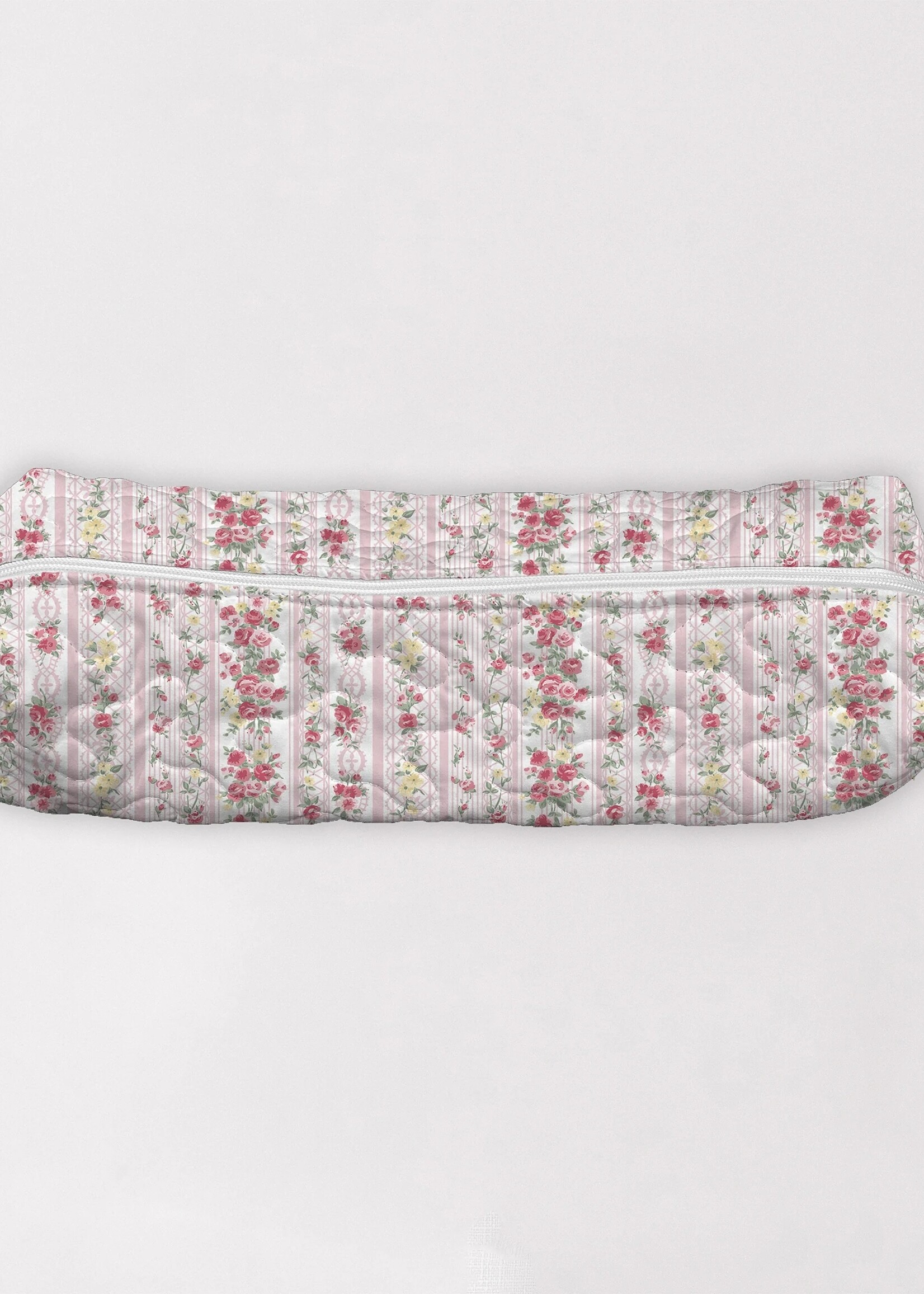 Ida Mae Home Wilshire Stripe Pink Quilted Hot Tool Bag